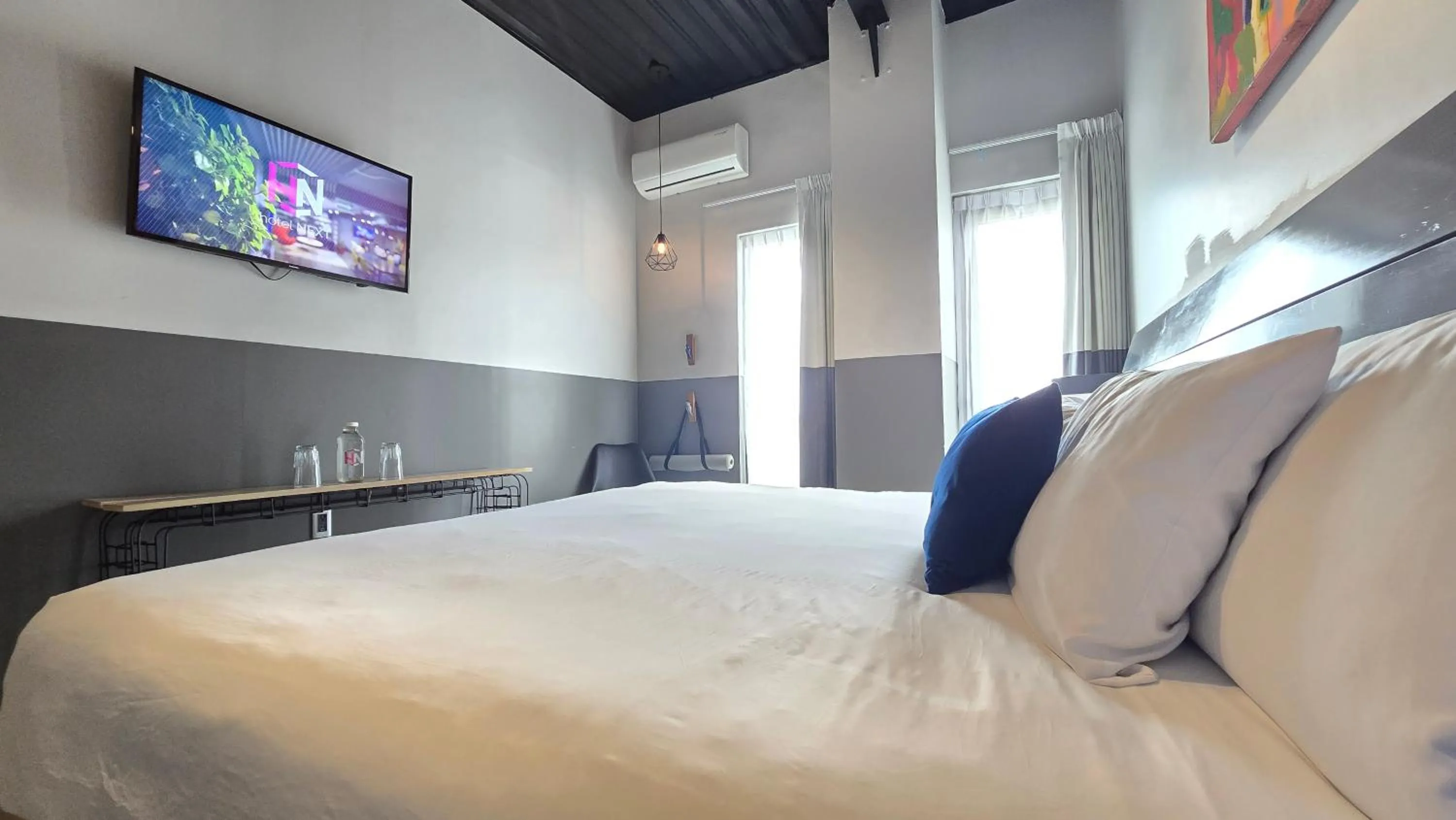 Bird's eye view, Bed in Hotel NEXT