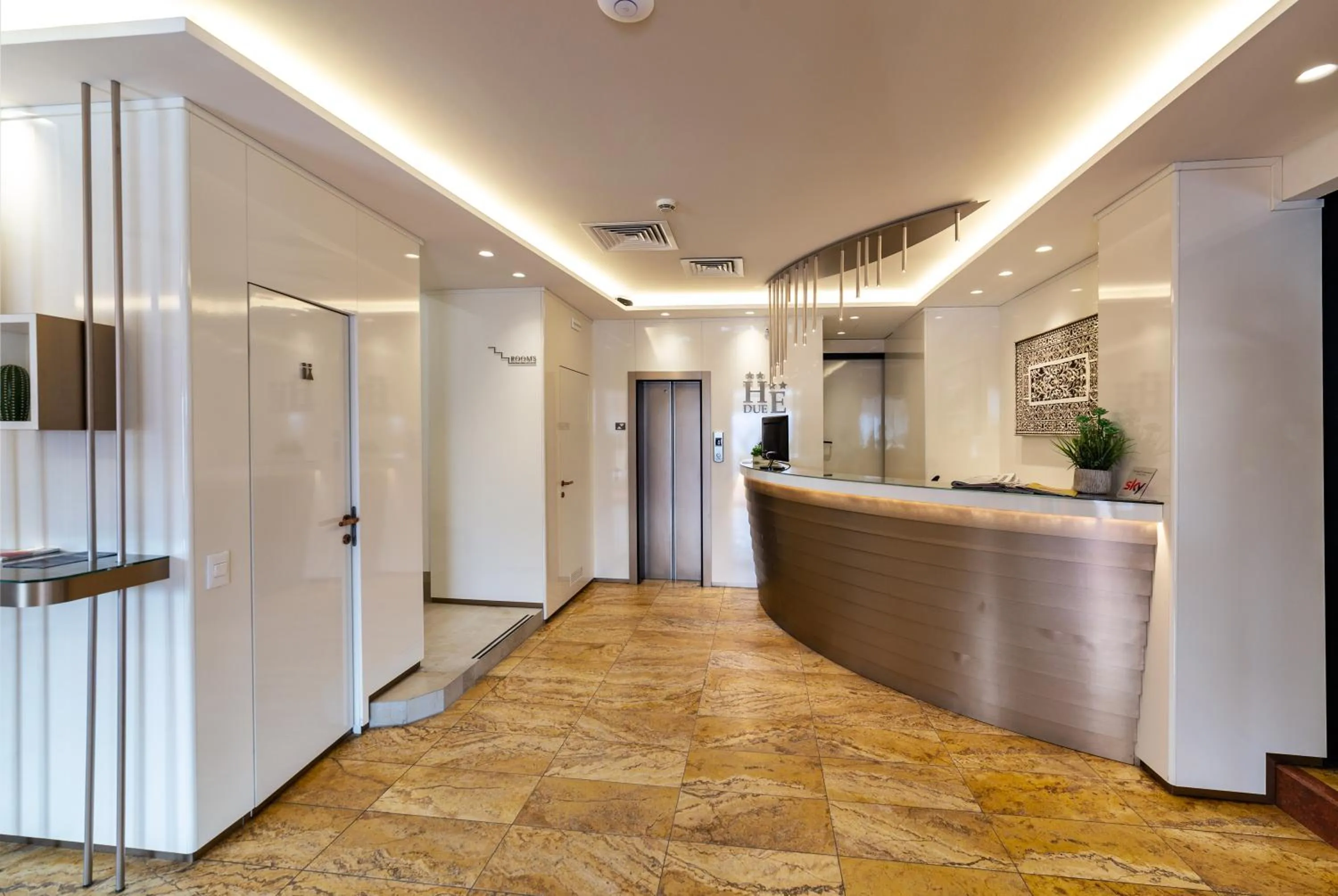 Lobby or reception in Hotel Elisabeth Due