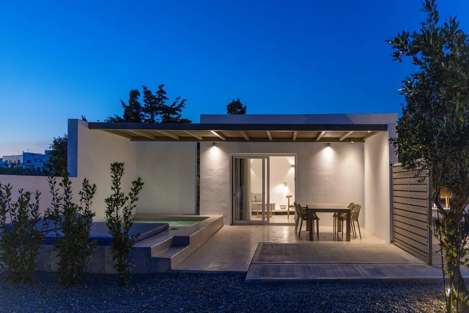 Patio in White Holidays Project