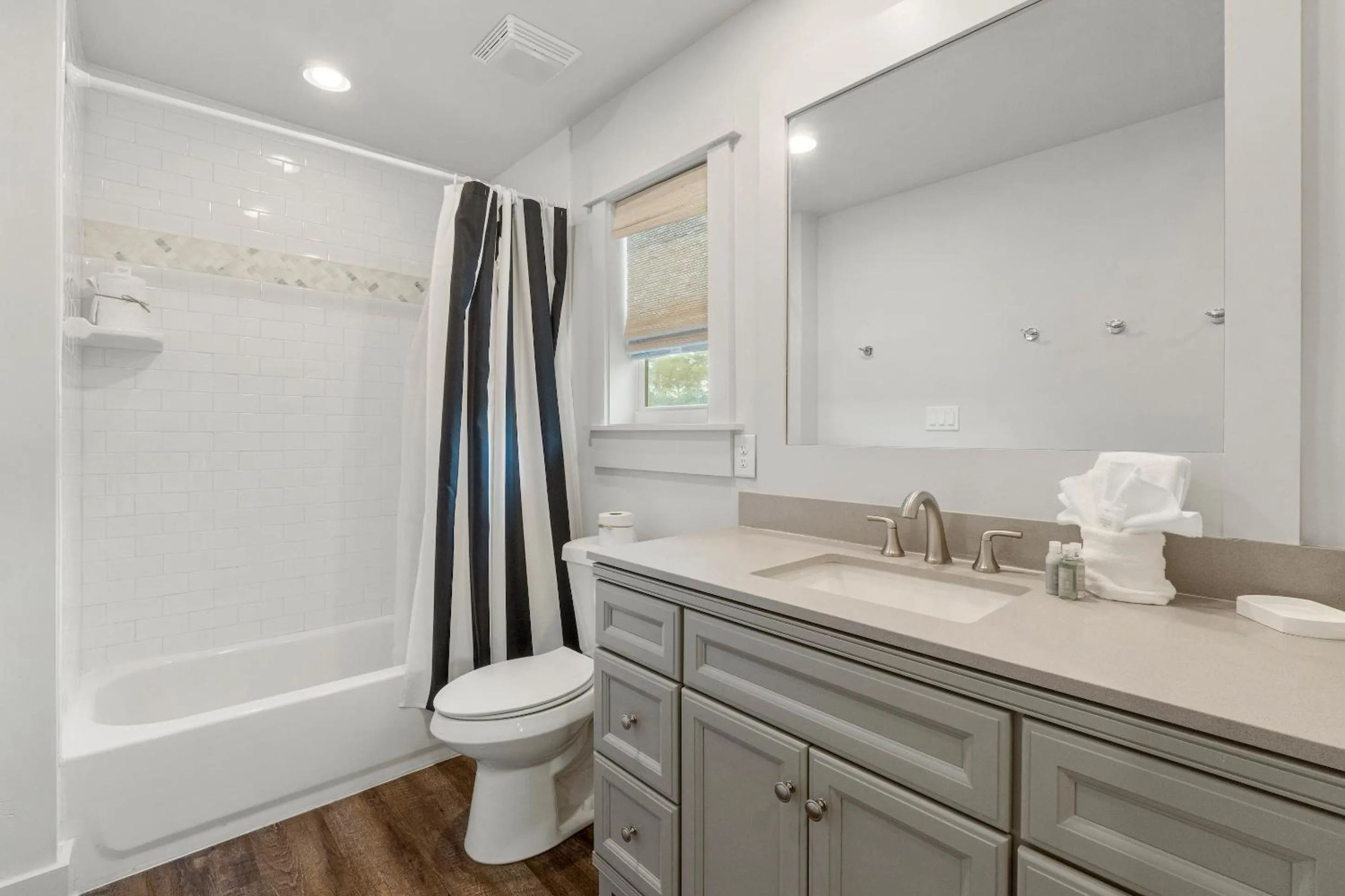 Shower in 30A Beach House - Summerwind at TreeTop by Panhandle Getaways