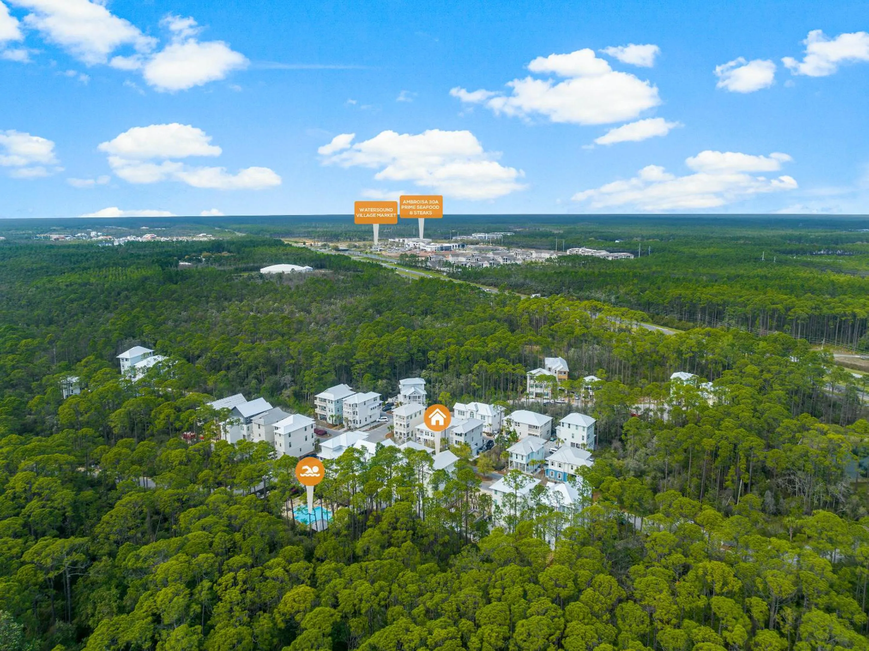 Neighbourhood in 30A Beach House - Summerwind at TreeTop by Panhandle Getaways