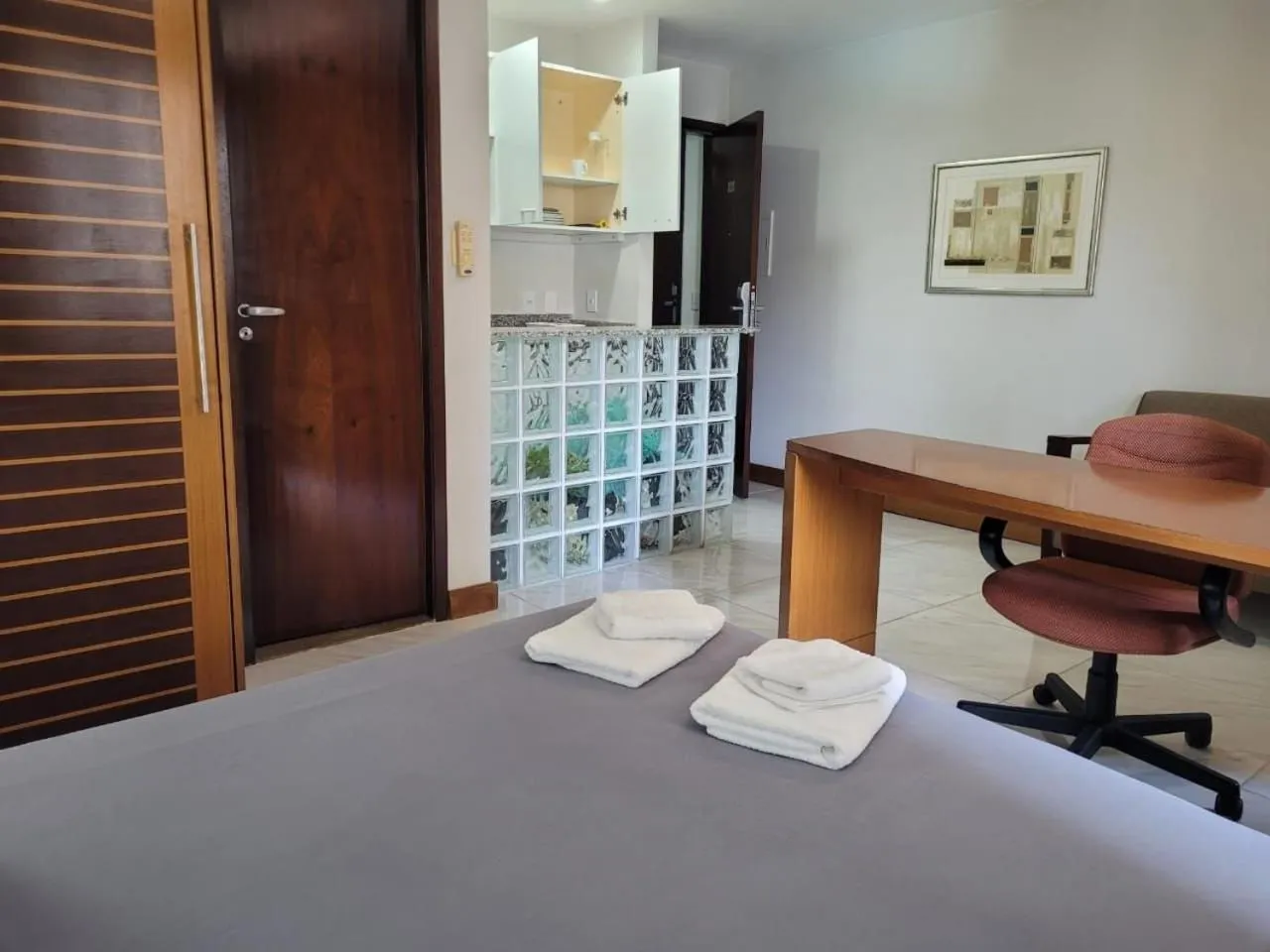 Bed in Elegant Flat Paulista Alameda Campinas Garagem , Pool, Ar Cod,