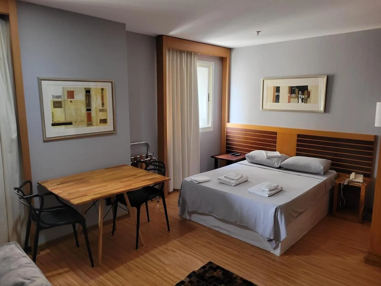 Bed in Elegant Flat Paulista Alameda Campinas Garagem , Pool, Ar Cod,