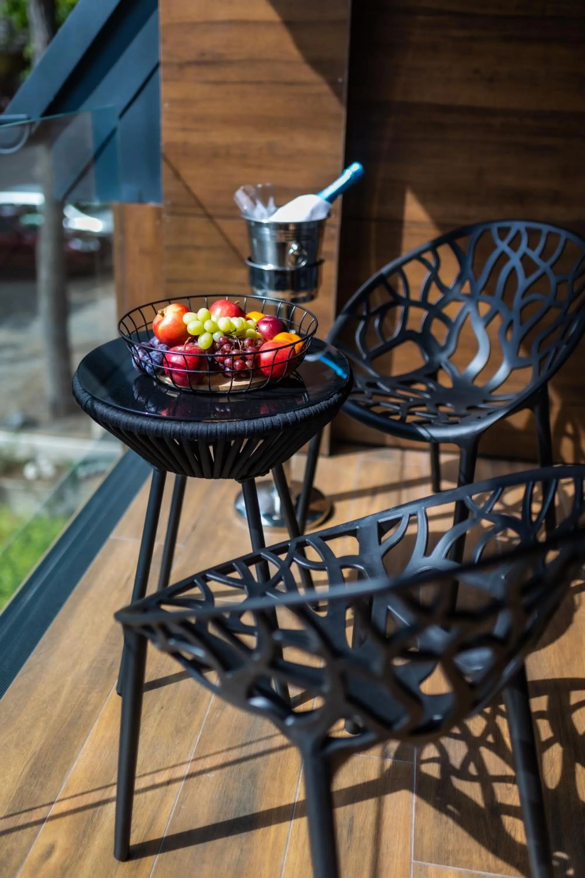 Balcony/Terrace in 4 Évszak Erdeihotel**** - Mátrafüred