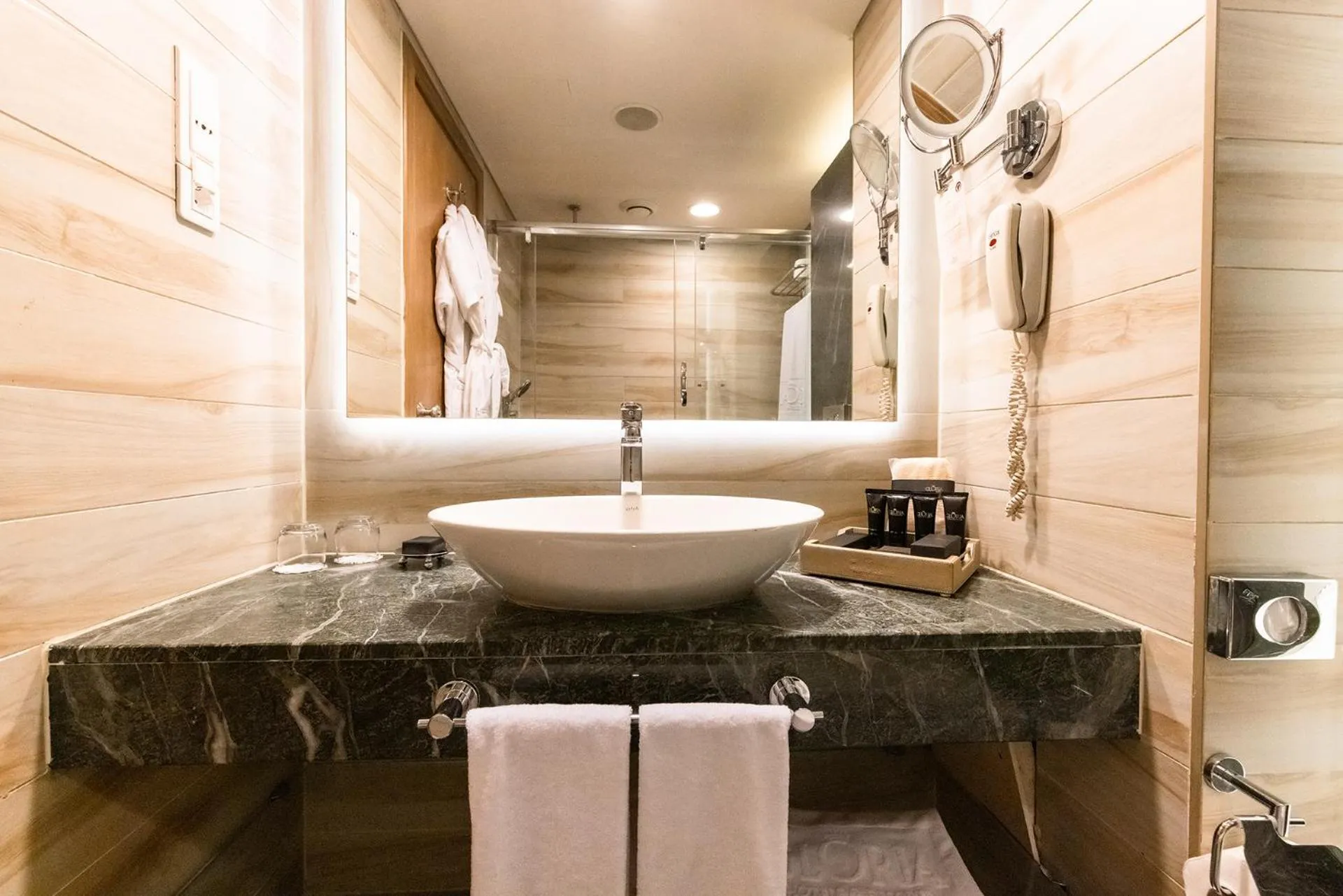 Shower in Gloria Verde Resort