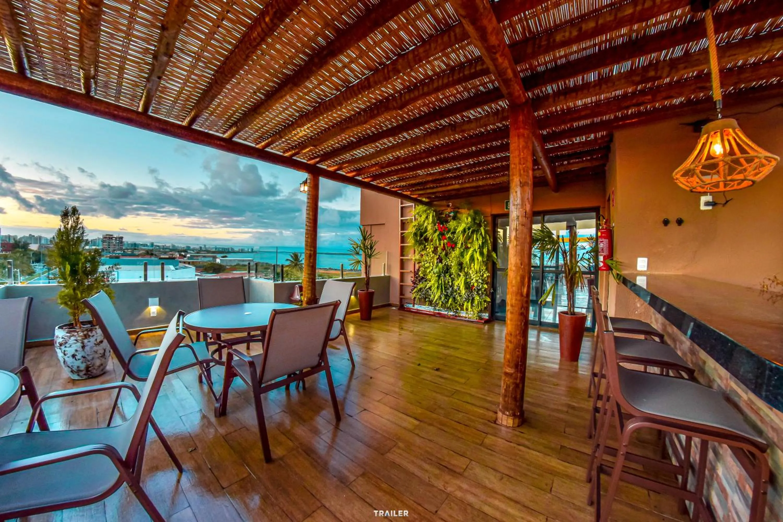 Balcony/Terrace in Hotel Aracaju Suites