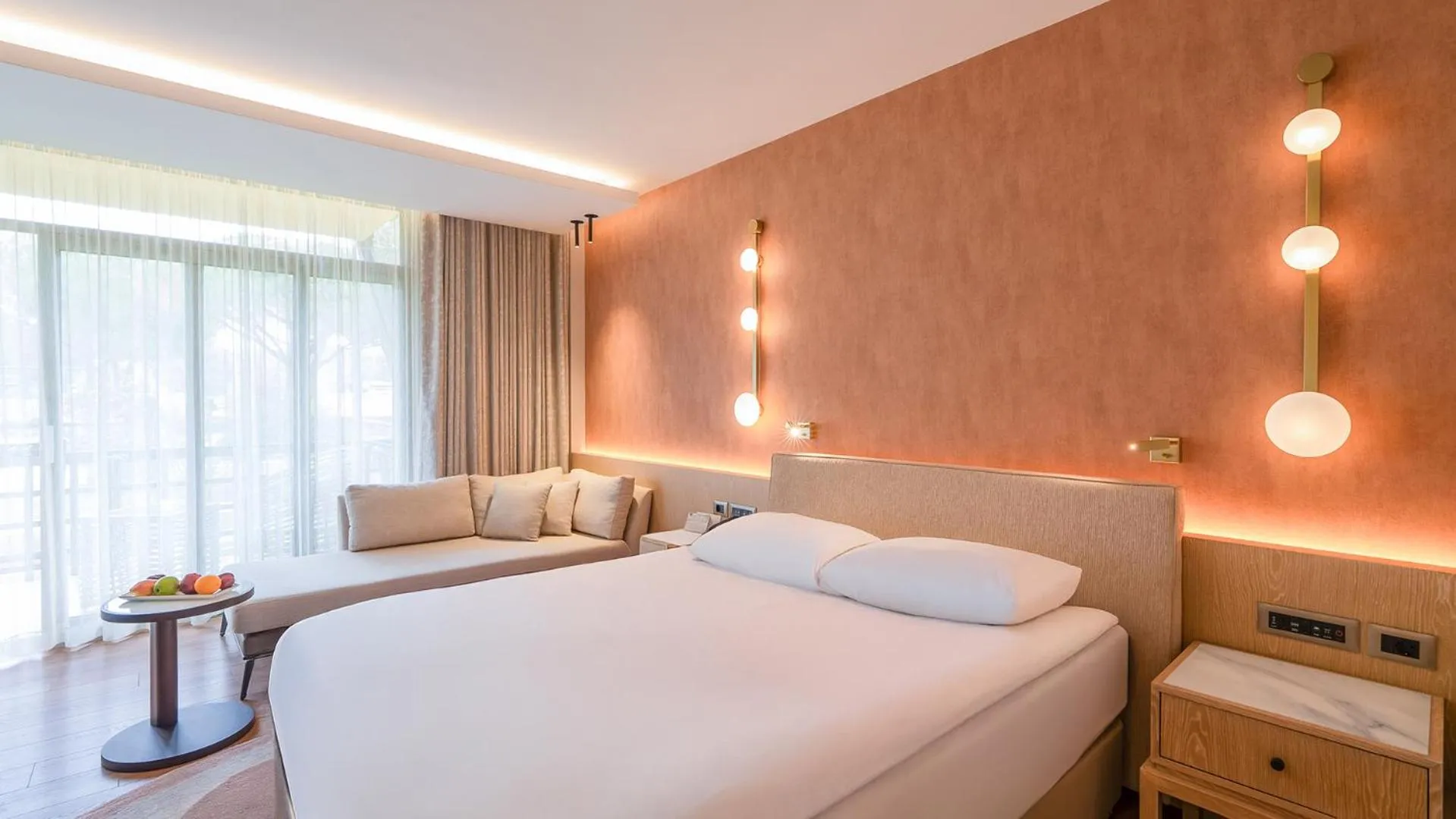 Bed in Gloria Golf Resort