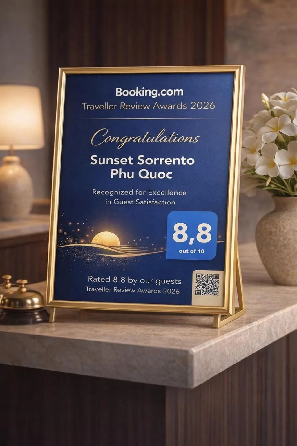 Certificate/Award in Sunset Sorrento Phu Quoc