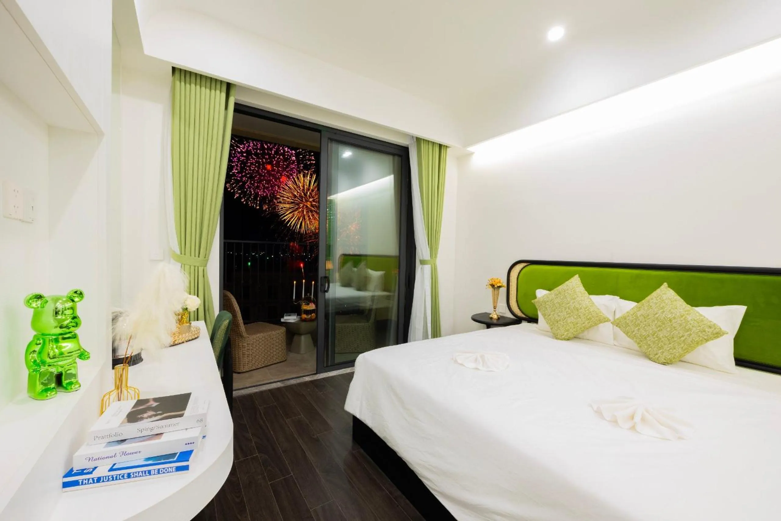 Bedroom, Bed in Sunset Sorrento Phu Quoc