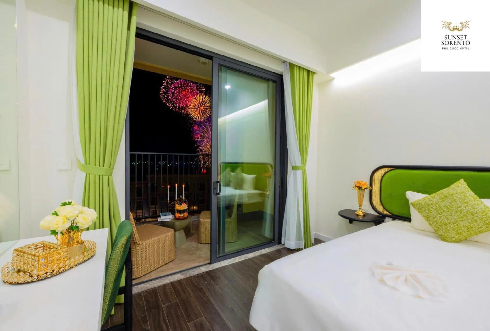 Photo of the whole room, Bed in Sunset Sorrento Phu Quoc