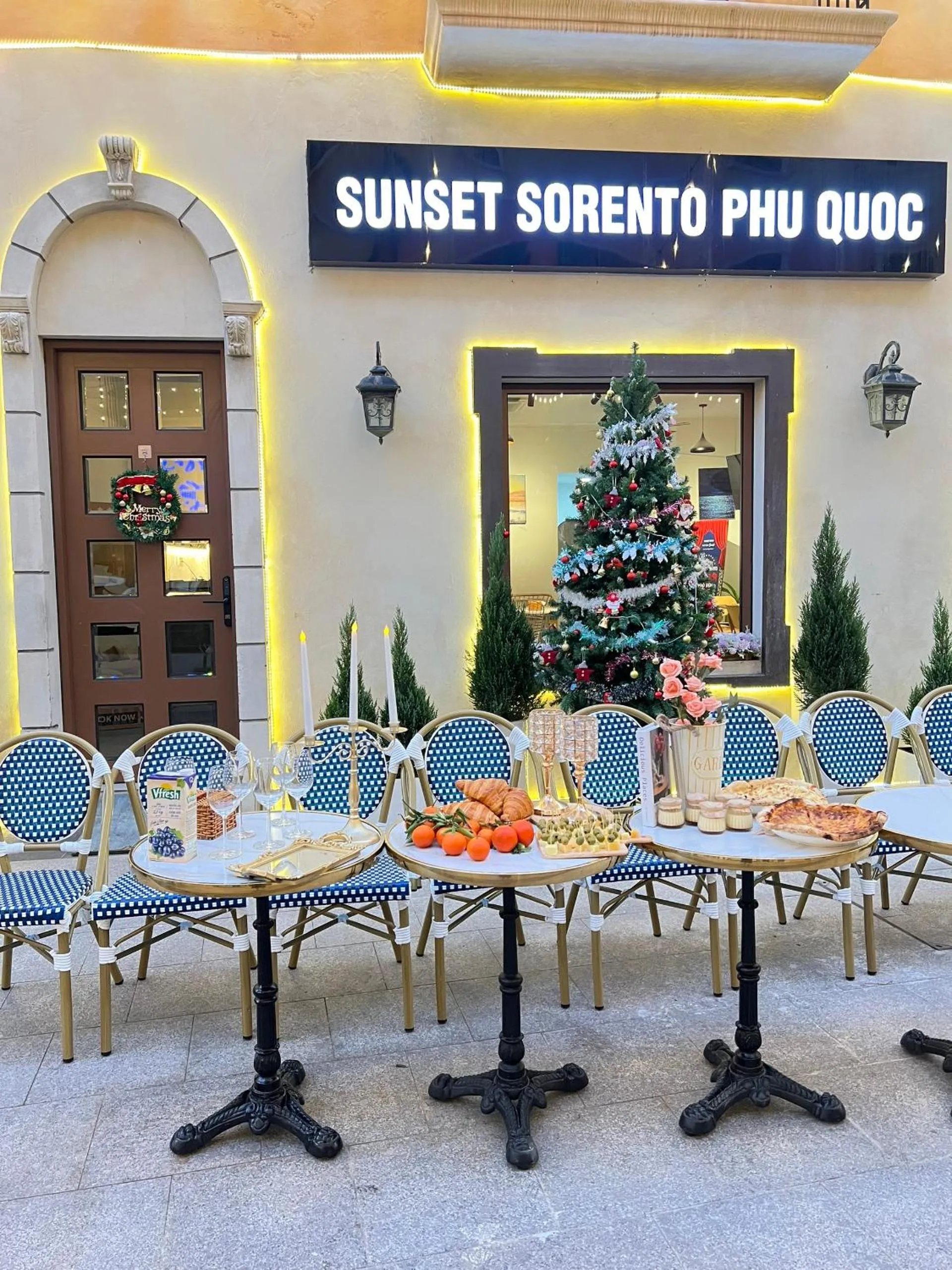 Seating area in Sunset Sorrento Phu Quoc