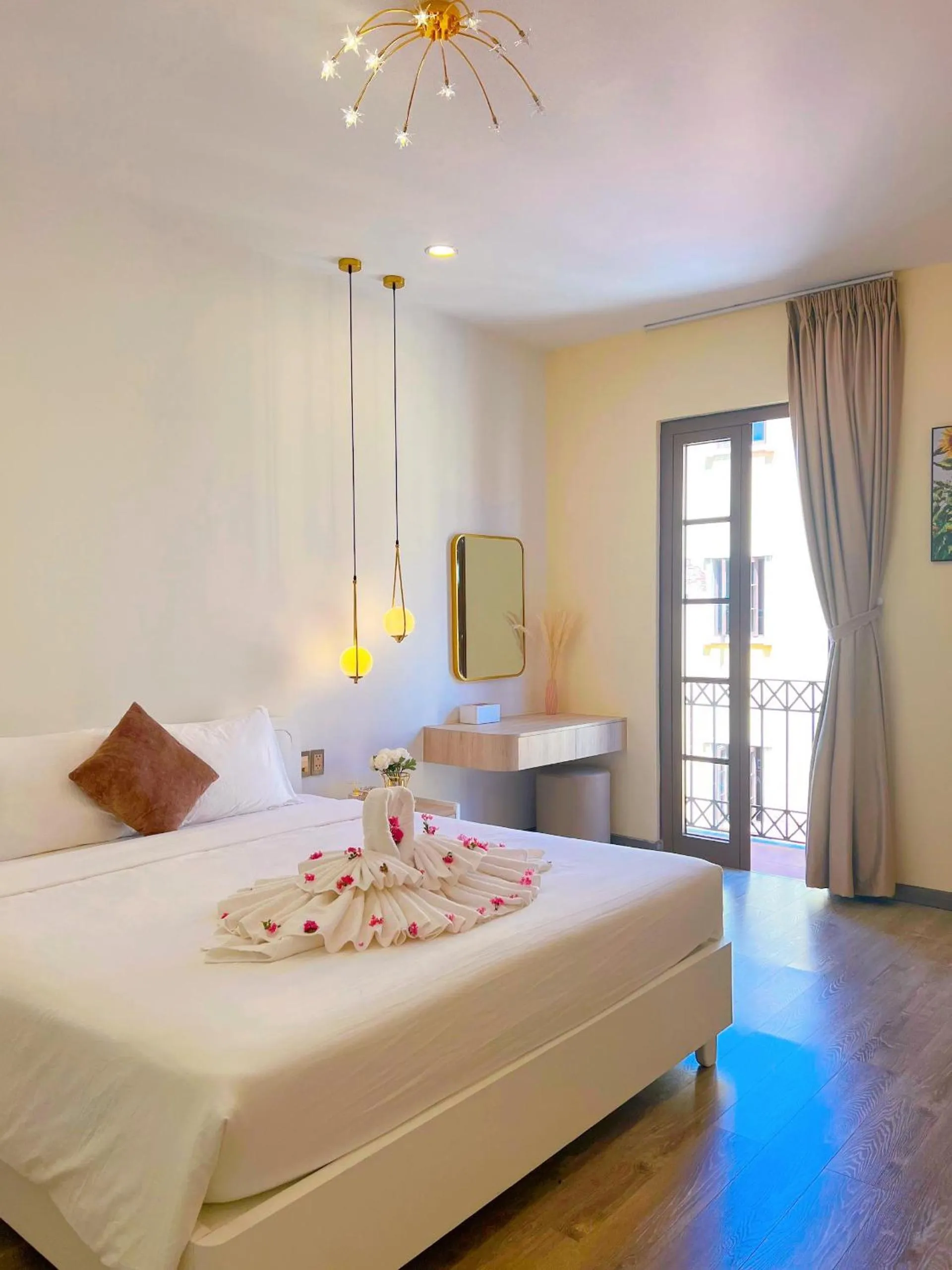 Bedroom, Bed in Sunset Sorrento Phu Quoc