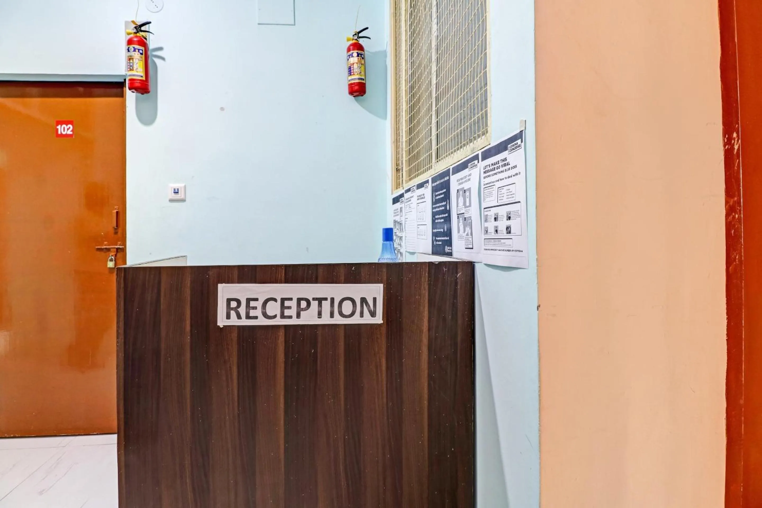 Lobby or reception in Hotel O Green Residency K Narayanapura Cross Bus Stop