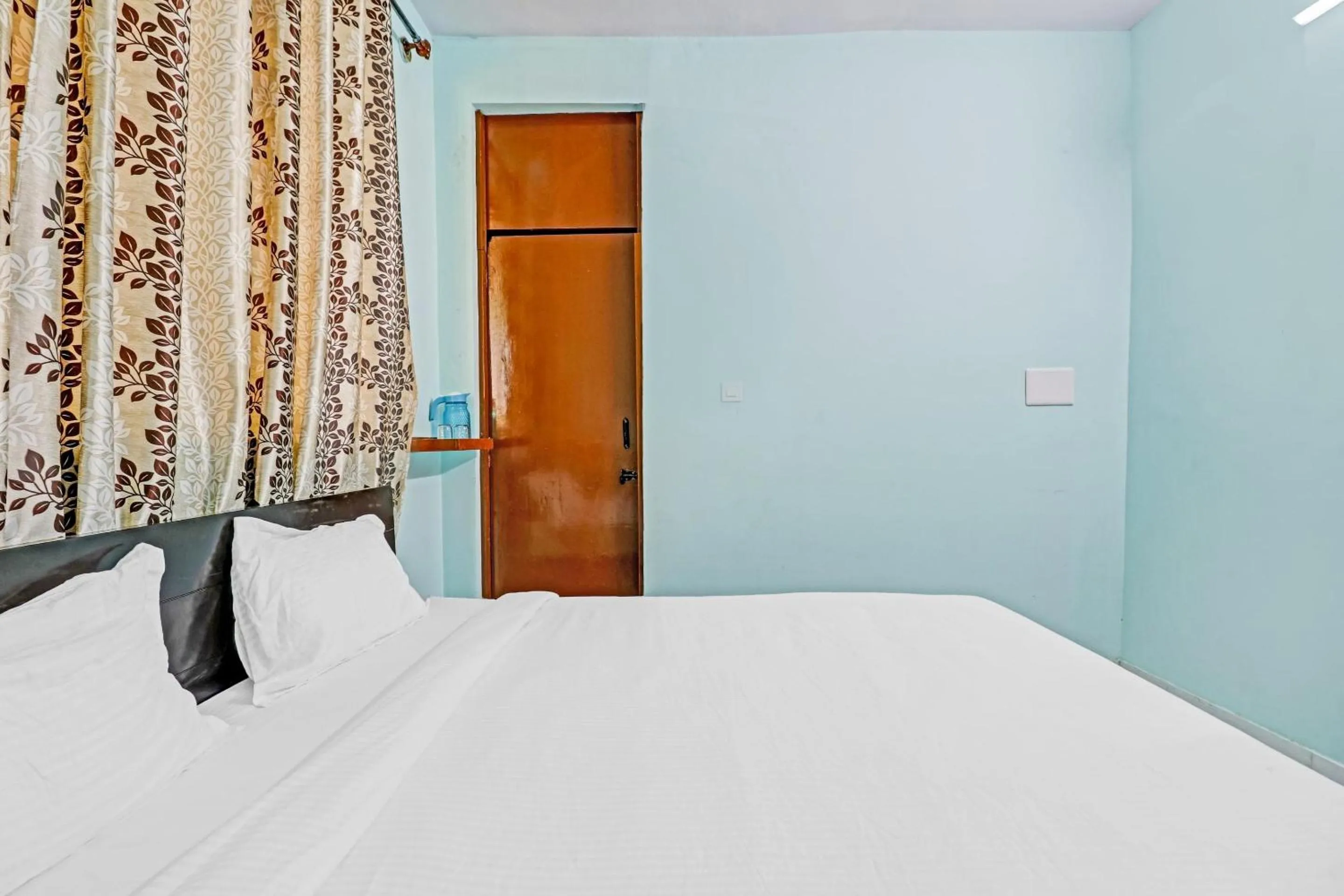 Bedroom, Bed in Hotel O Green Residency K Narayanapura Cross Bus Stop