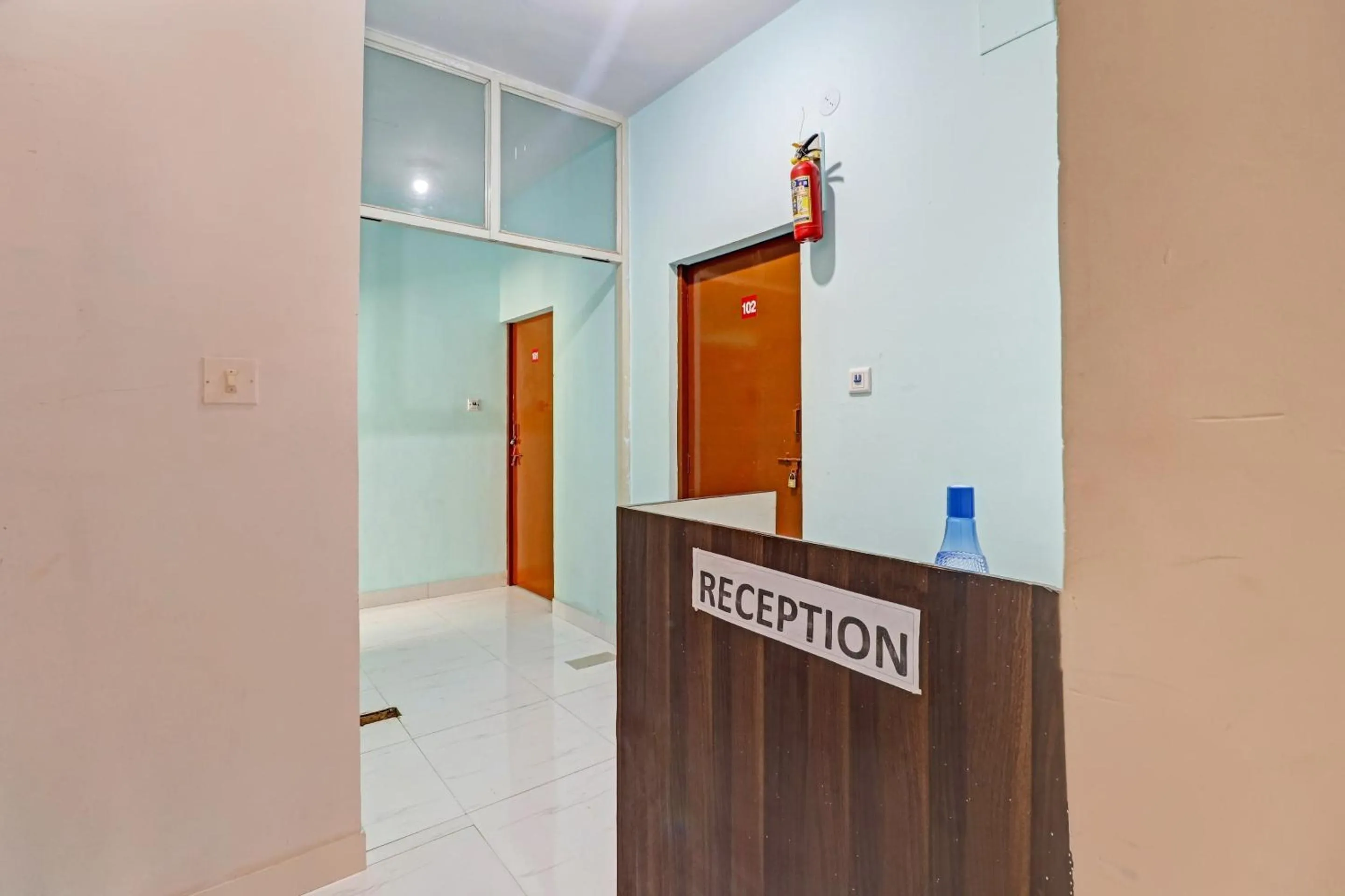 Lobby or reception in Hotel O Green Residency K Narayanapura Cross Bus Stop
