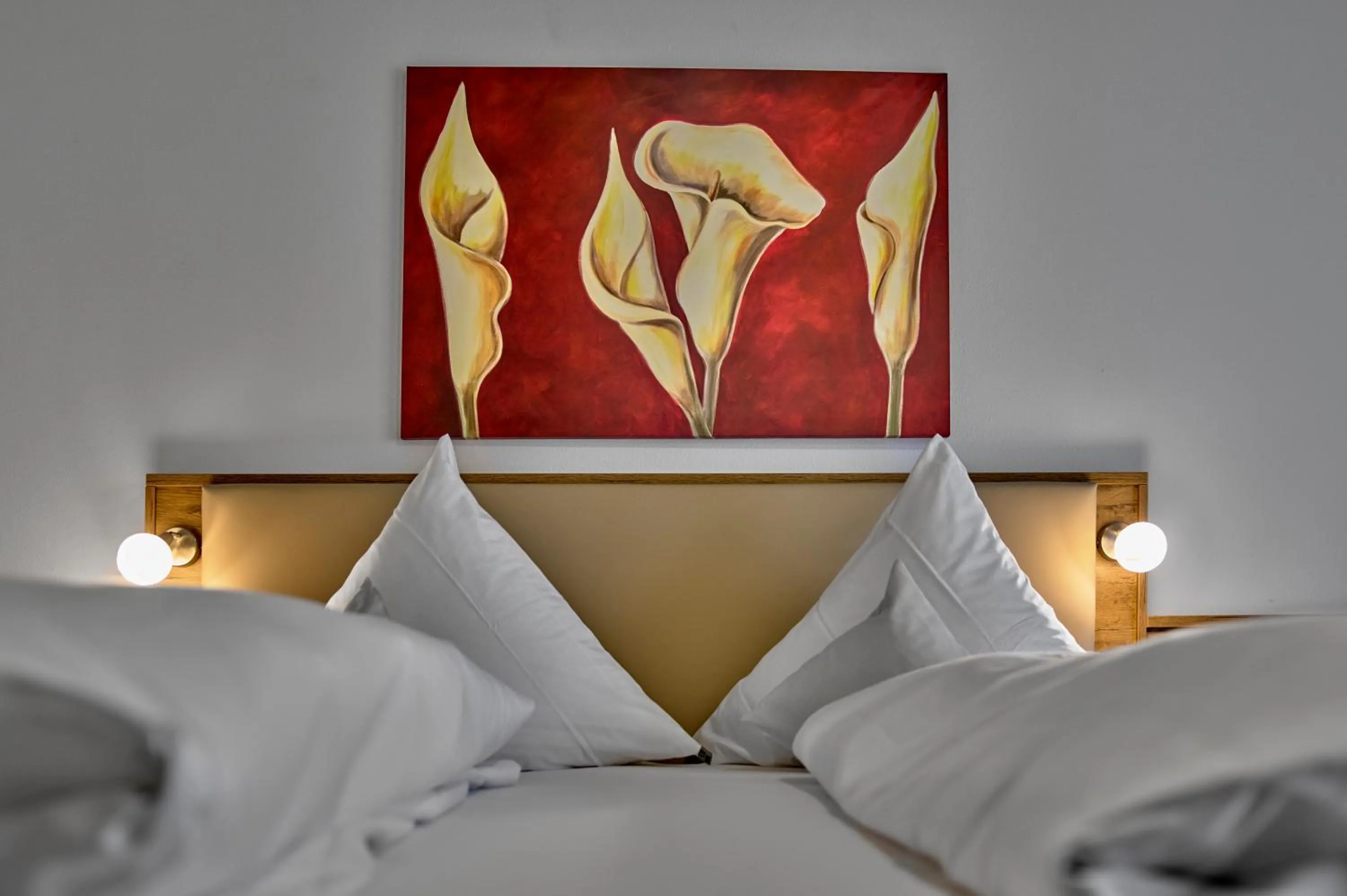 Bed in Gasthof Pension Fischerstüberl