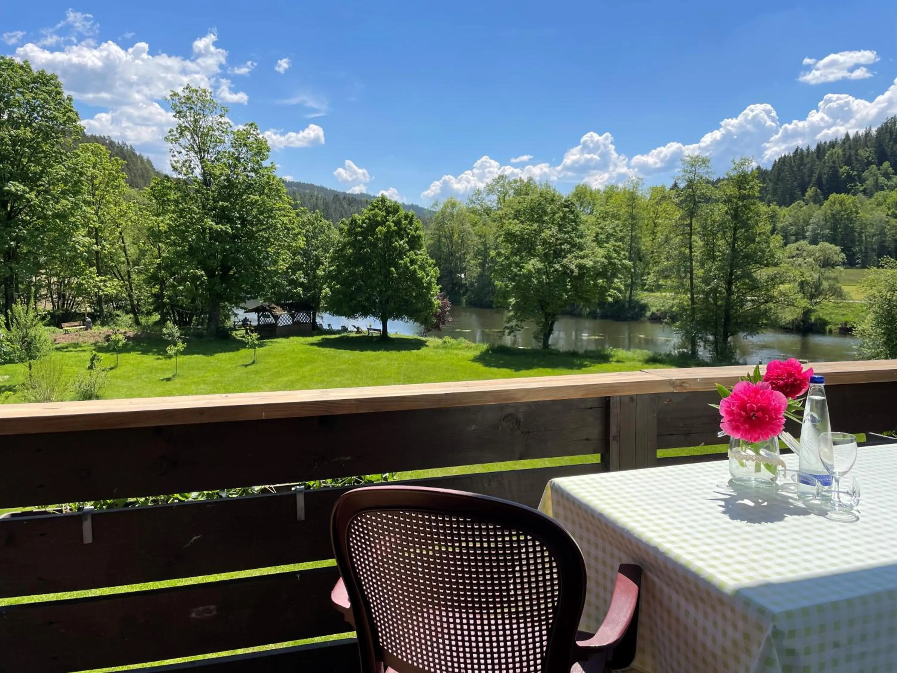 Balcony/Terrace in Gasthof Pension Fischerstüberl