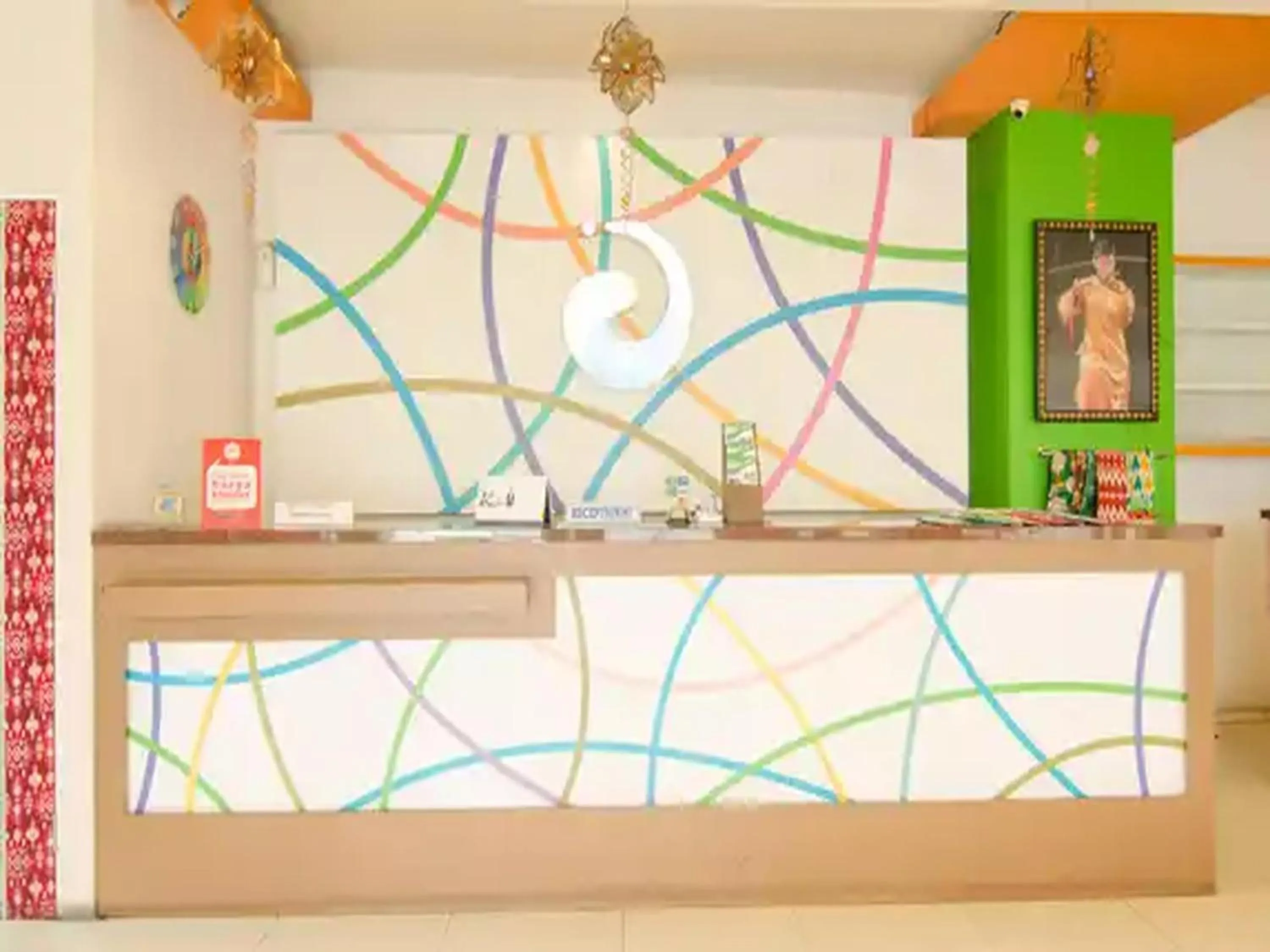 Lobby or reception in Dewarna Hotel Arifin