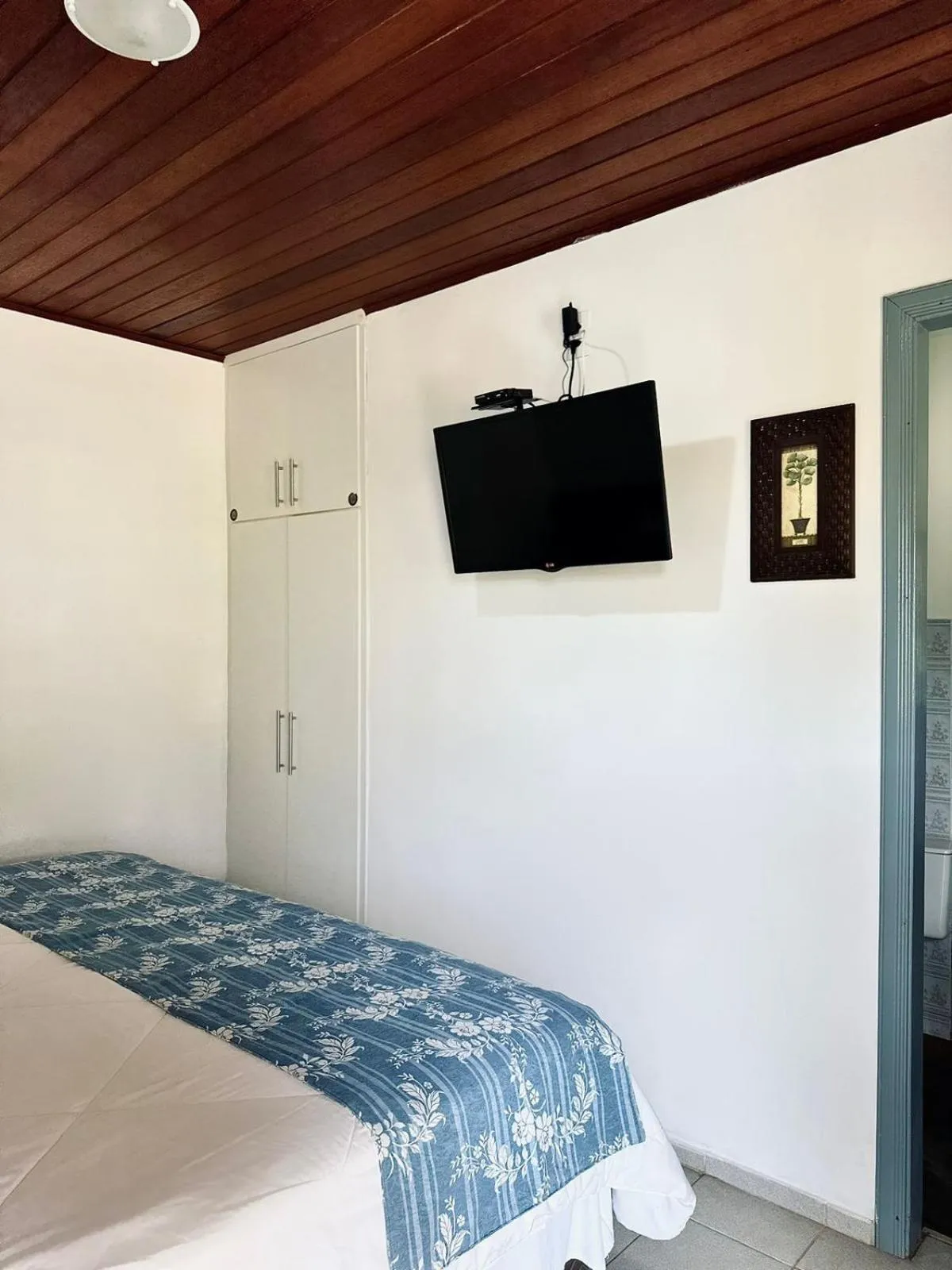 Bed in Hotel Fazenda Menino da Porteira