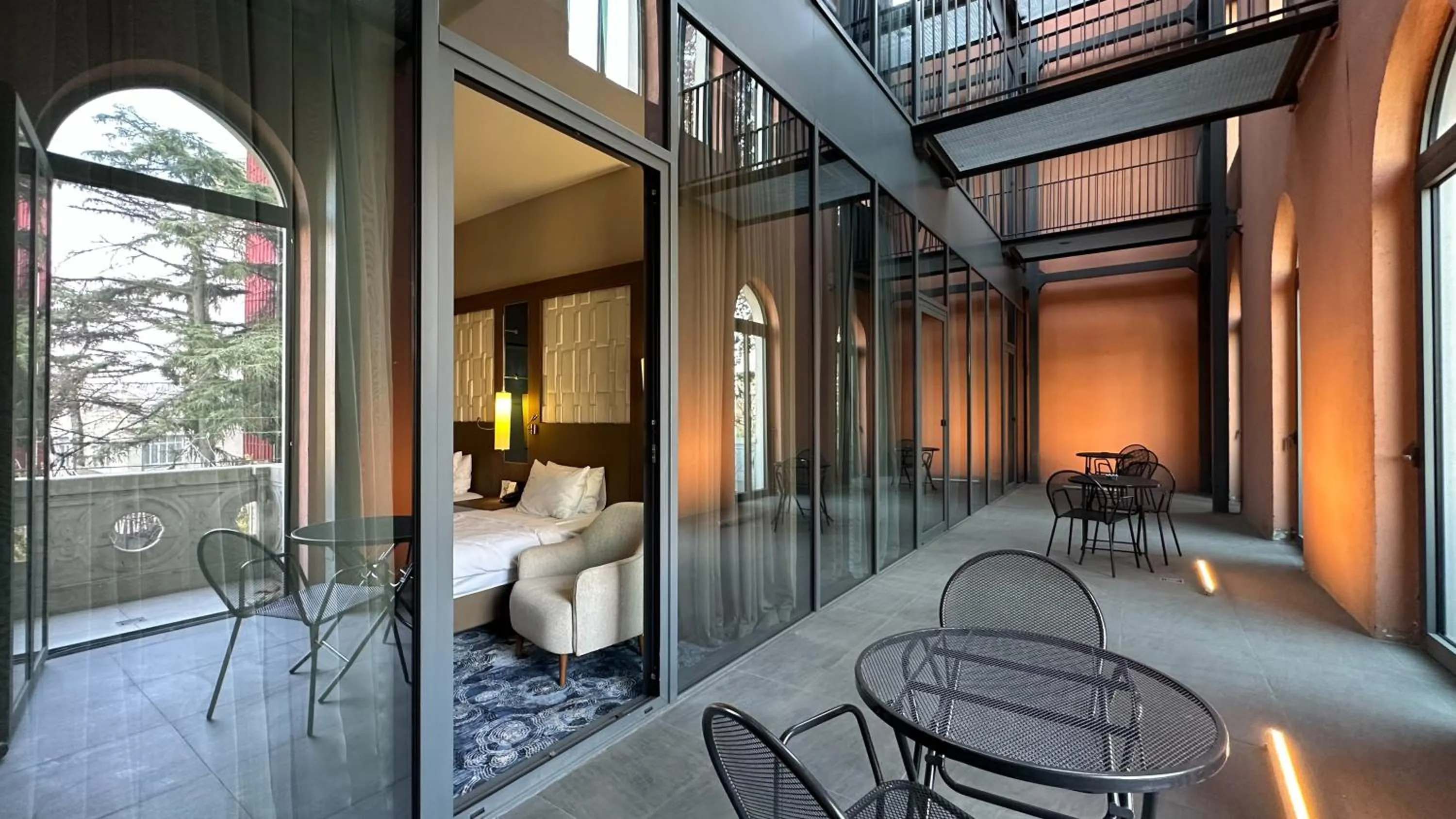 Balcony/Terrace in Tbilisi Philharmonic Hotel by Mercure