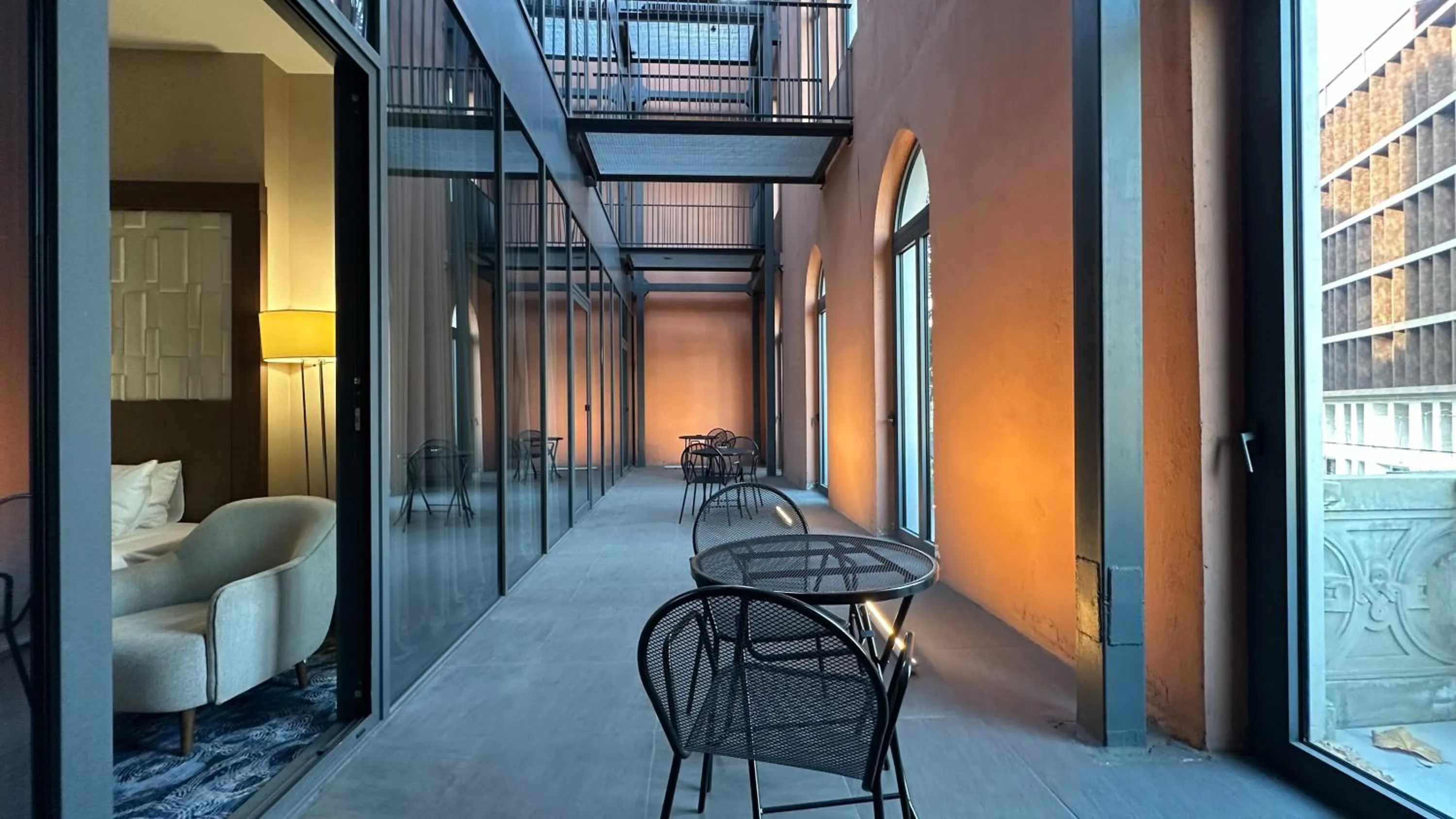 Balcony/Terrace in Tbilisi Philharmonic Hotel by Mercure