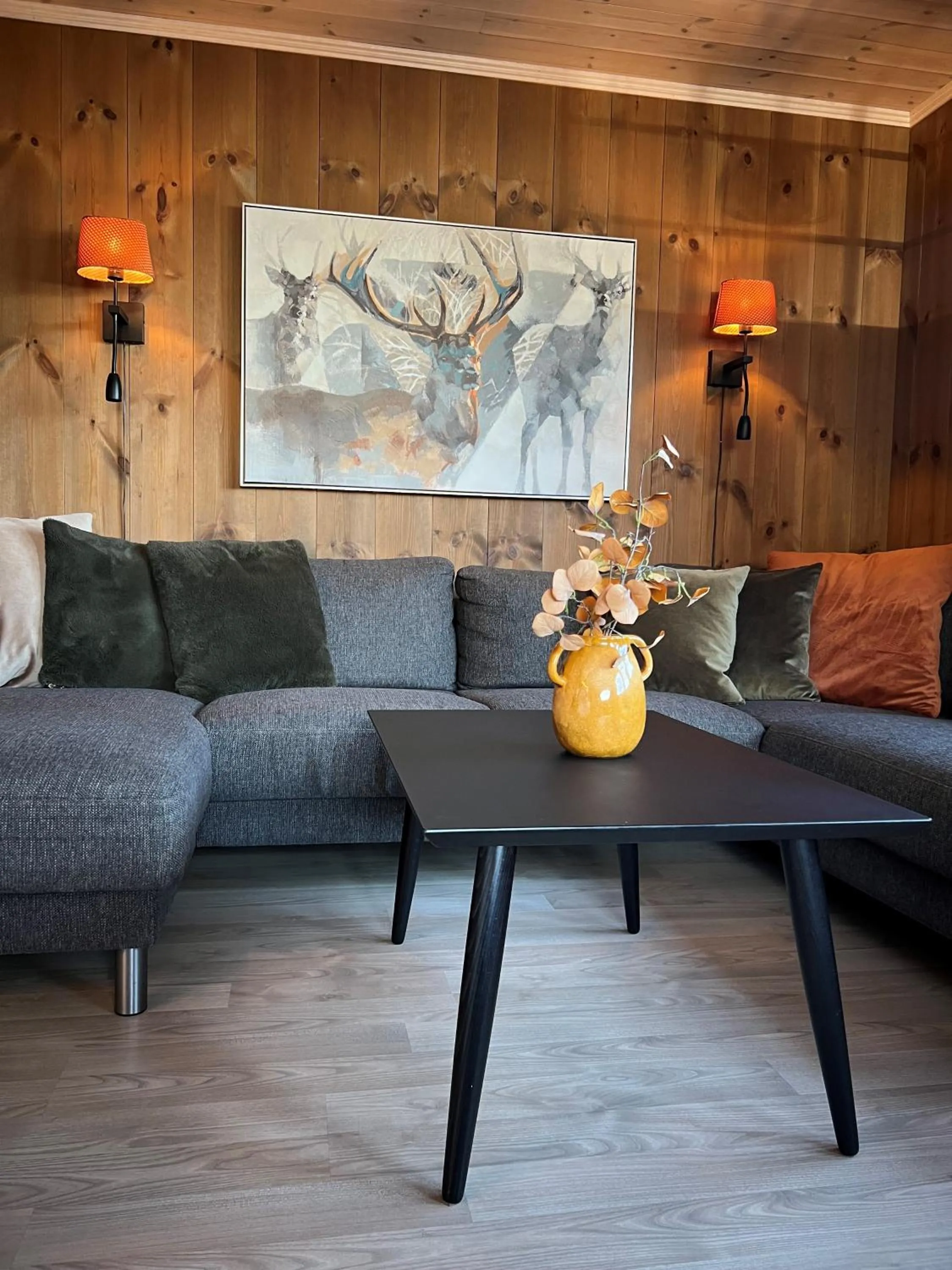 Living room in Fagernes Camping