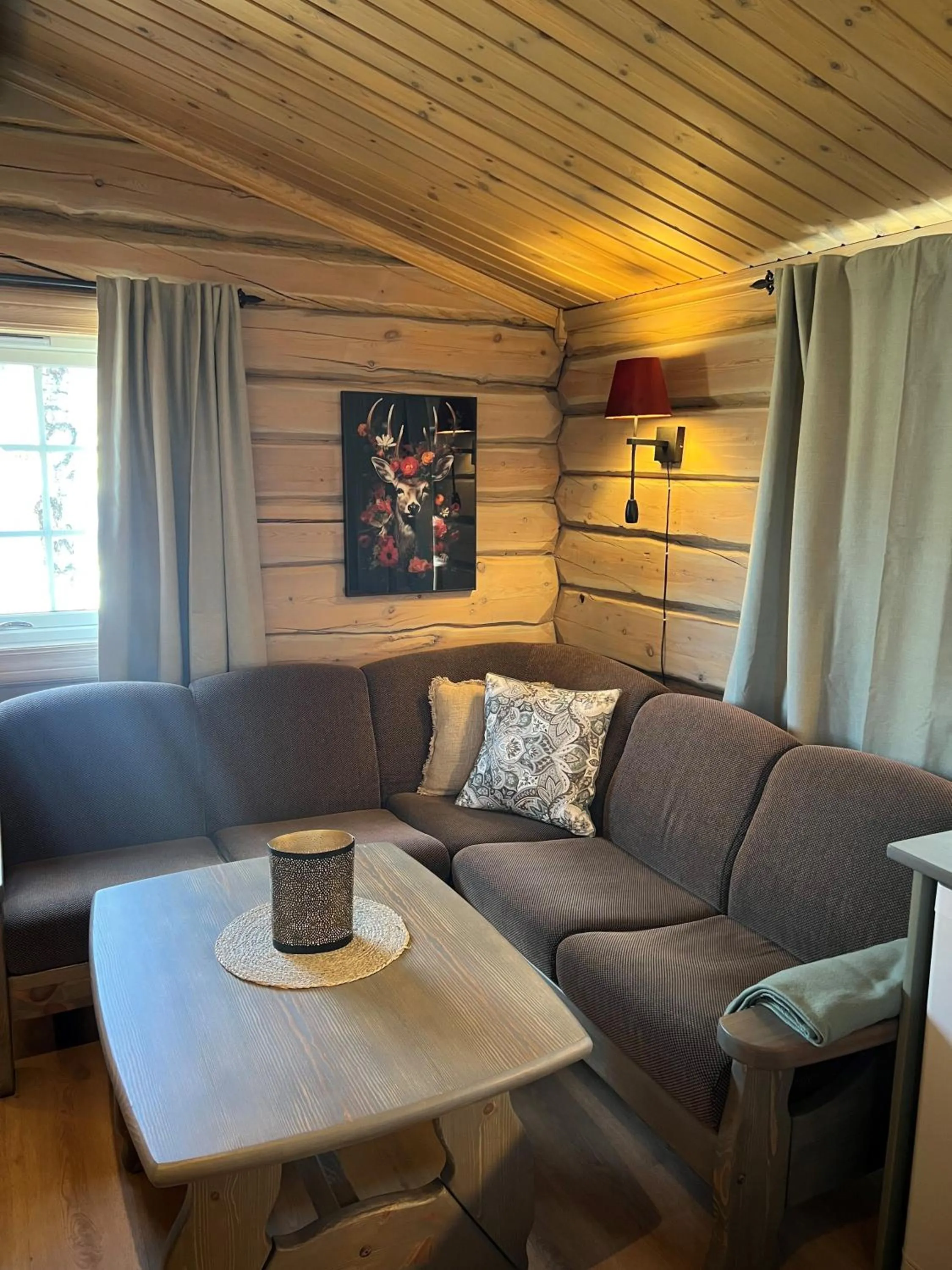 Living room in Fagernes Camping