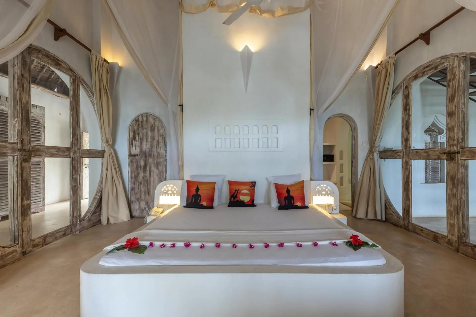 Bed in Msambweni Beach House and Private Villas