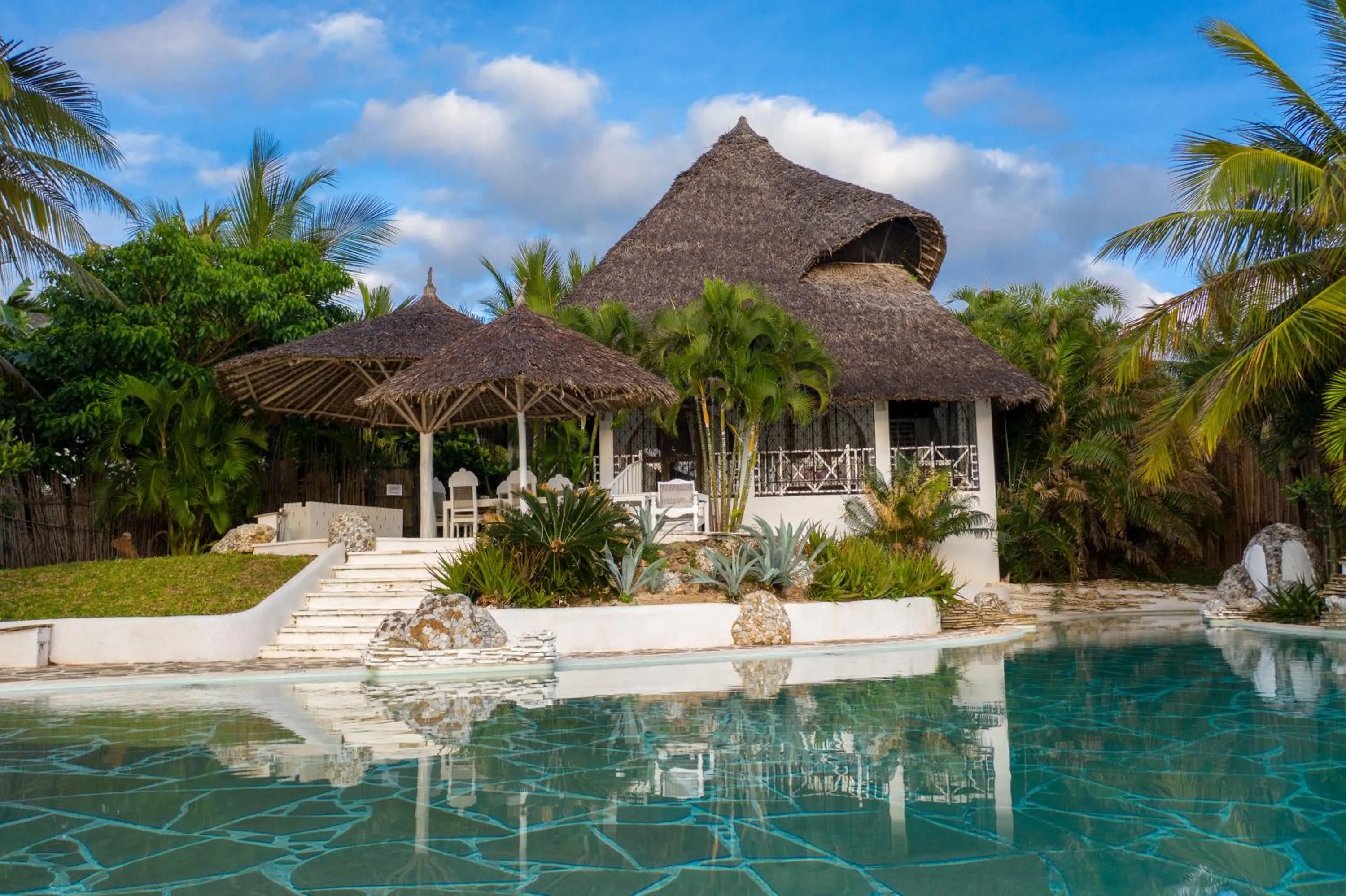 Swimming pool in Msambweni Beach House and Private Villas