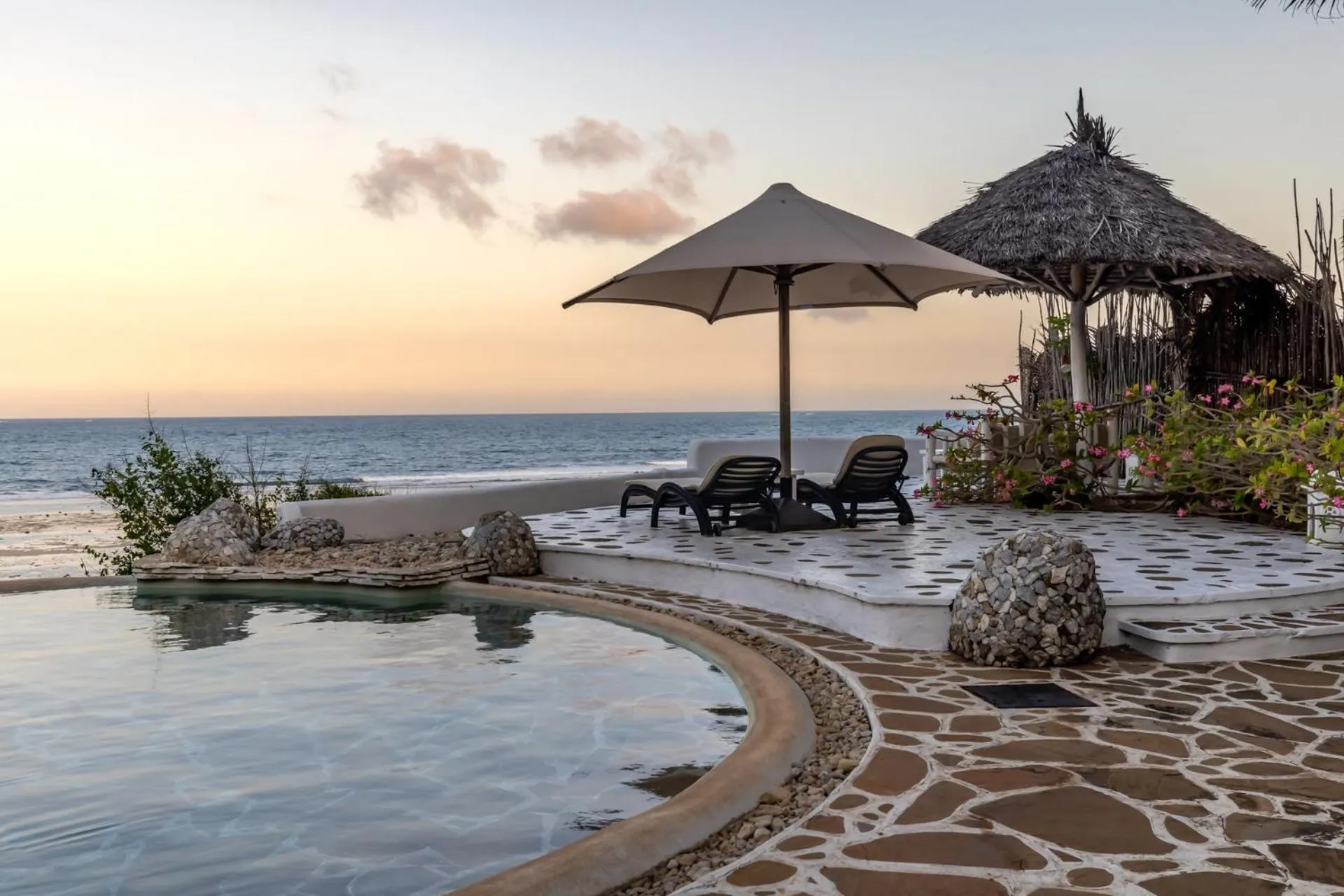 Sea view in Msambweni Beach House and Private Villas