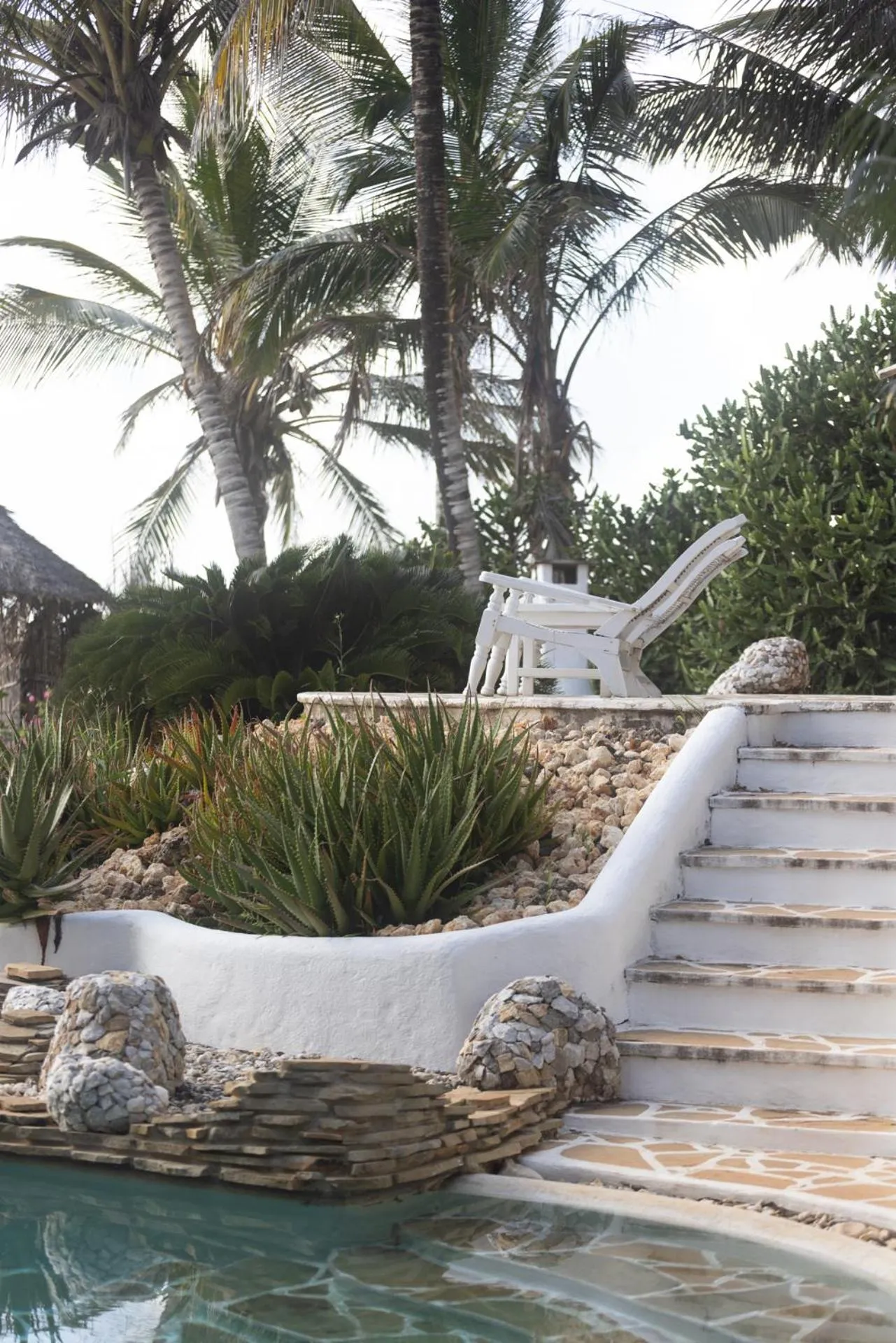 Garden view in Msambweni Beach House and Private Villas