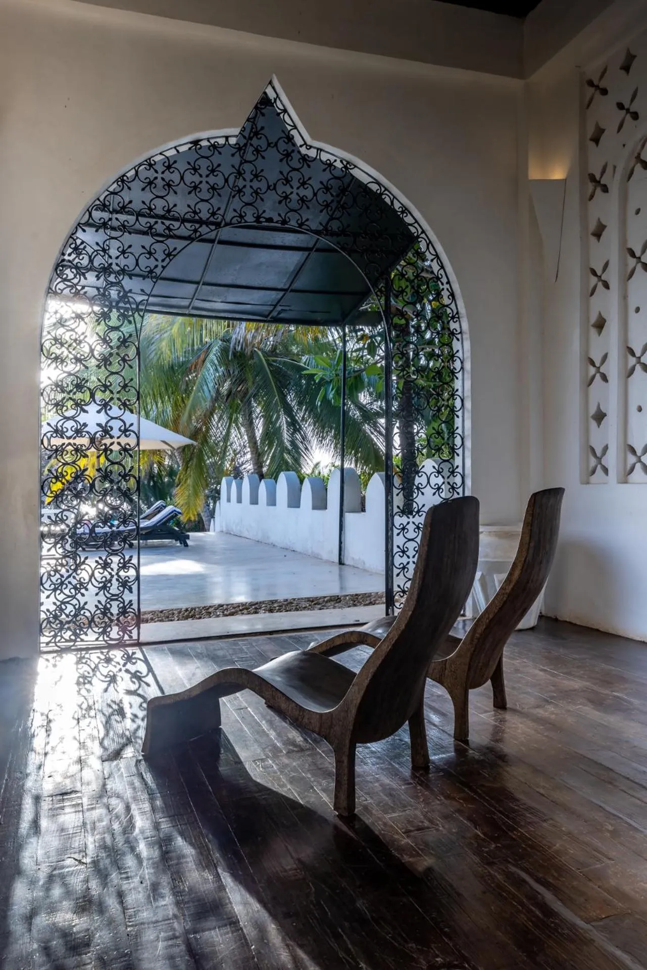 Pool view in Msambweni Beach House and Private Villas
