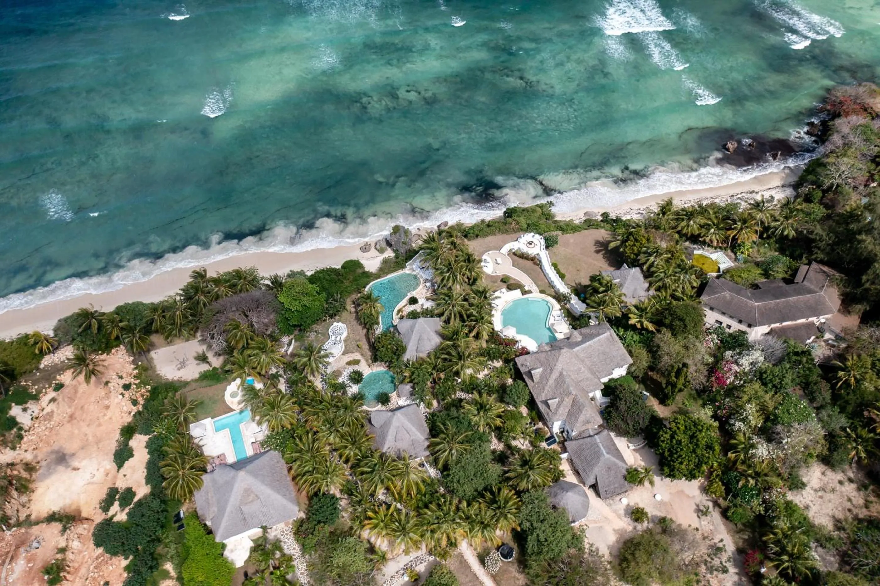 Bird's eye view in Msambweni Beach House and Private Villas