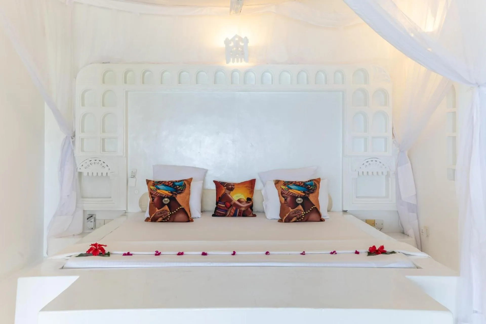 Bedroom, Bed in Msambweni Beach House and Private Villas