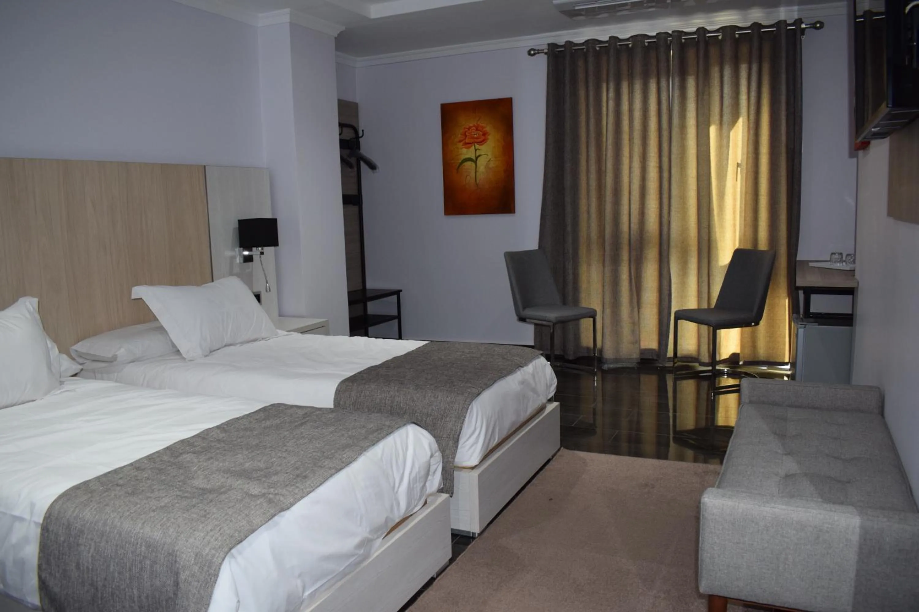 Bed in Hôtel Zinou zm