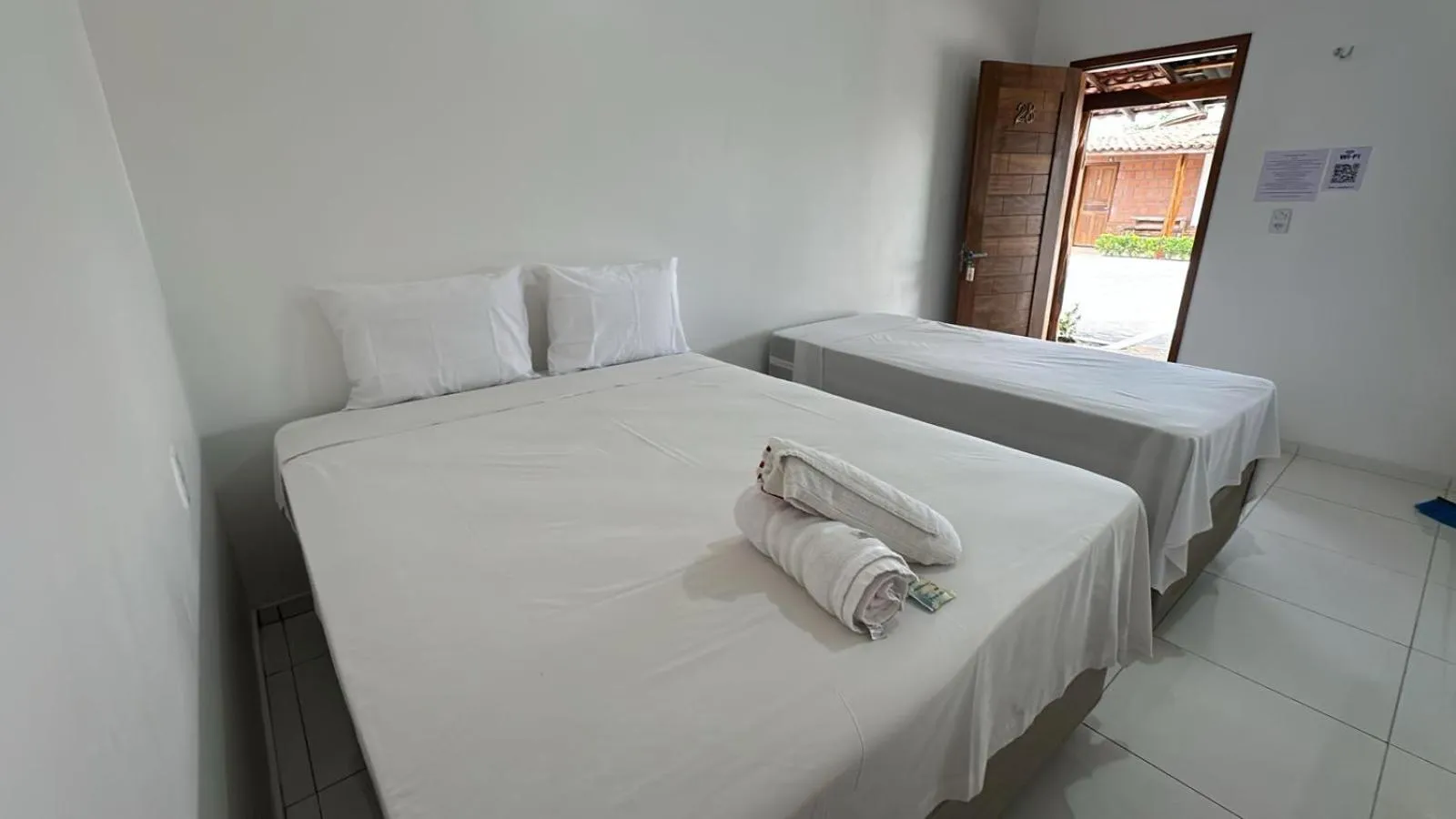 Bed in Pousada Casa Grande