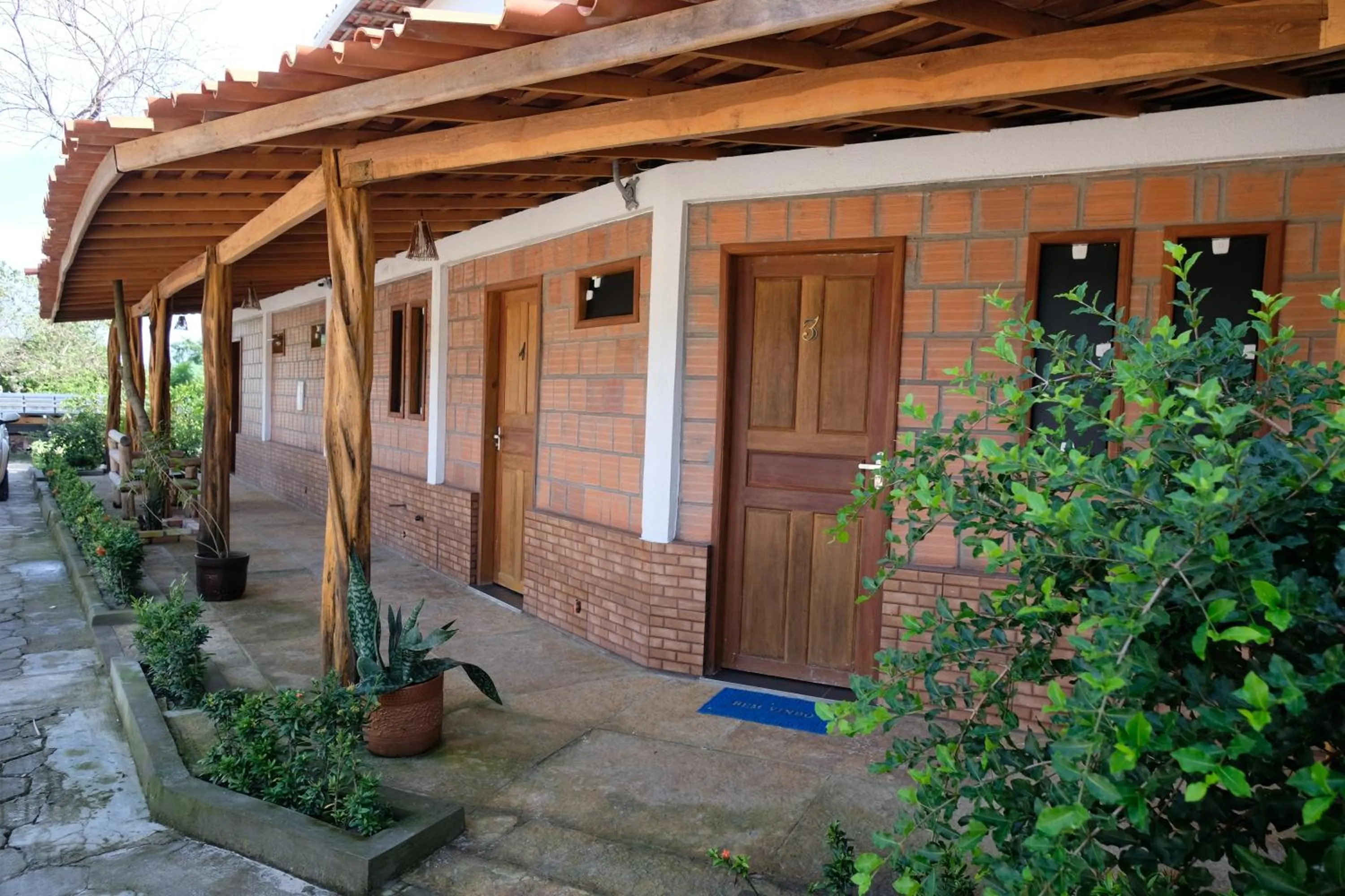 Patio in Pousada Casa Grande