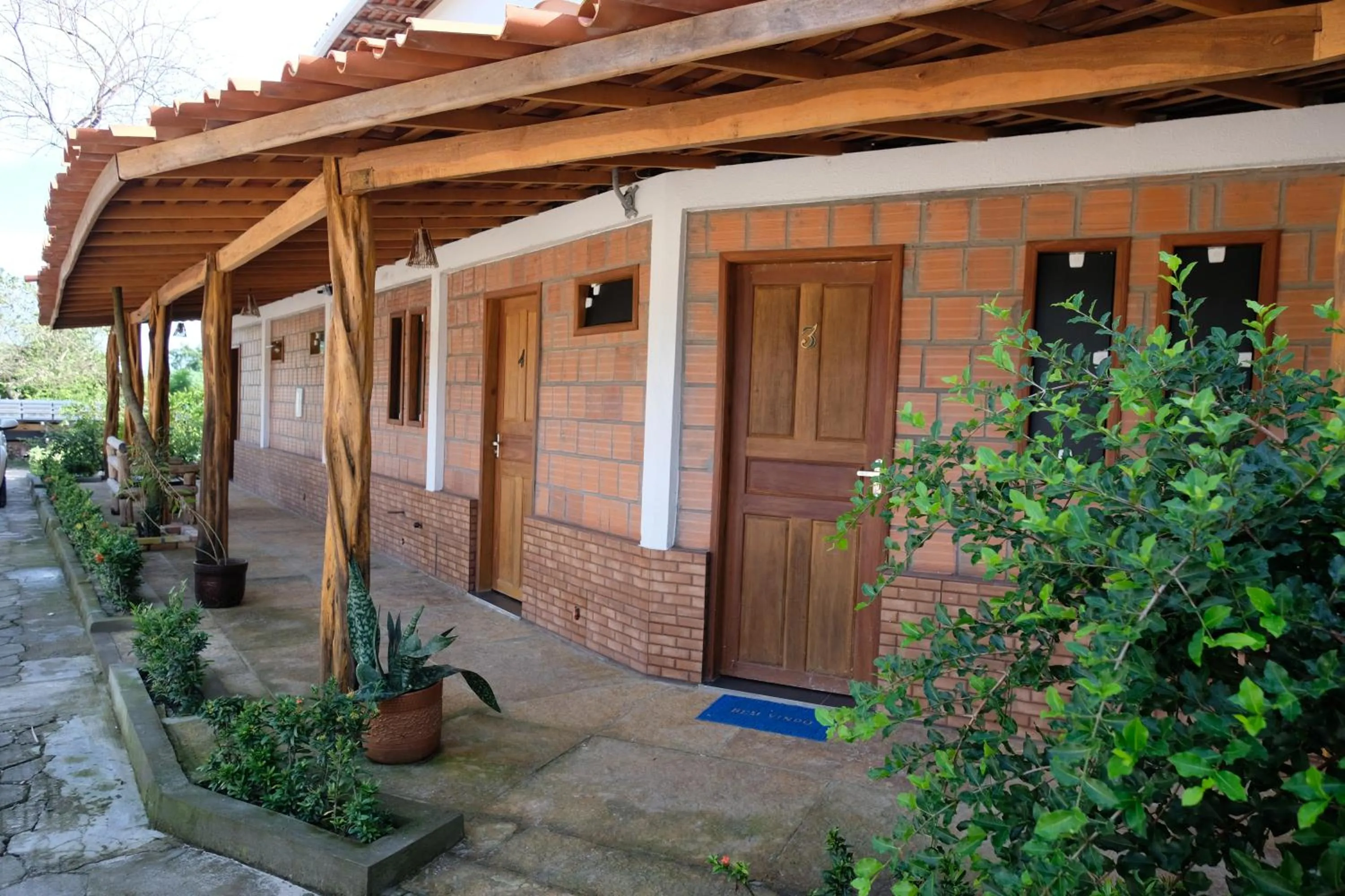Patio in Pousada Casa Grande