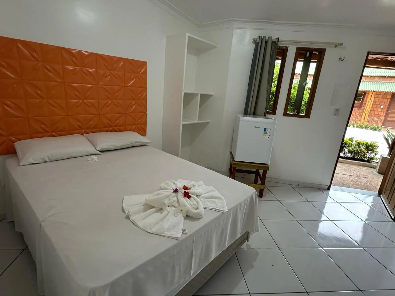 Bed in Pousada Casa Grande