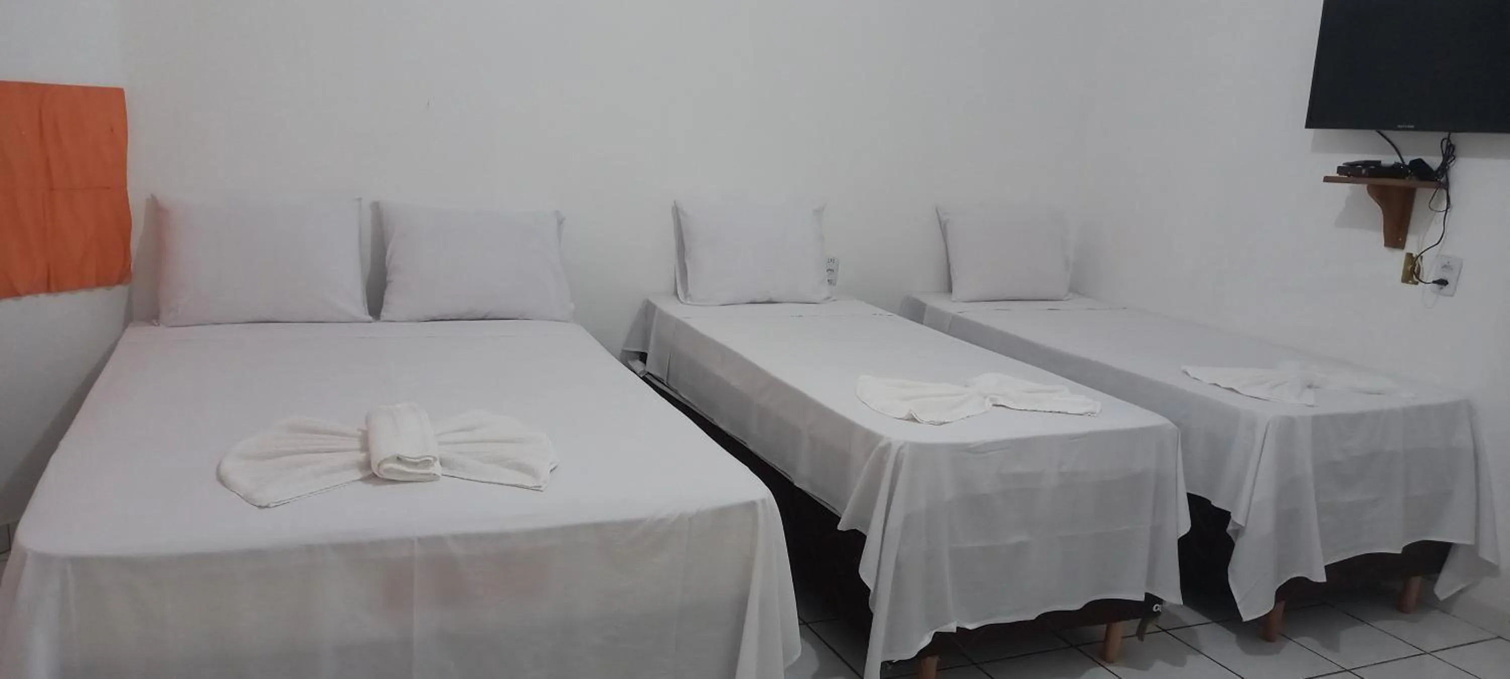 Bed in Pousada Casa Grande