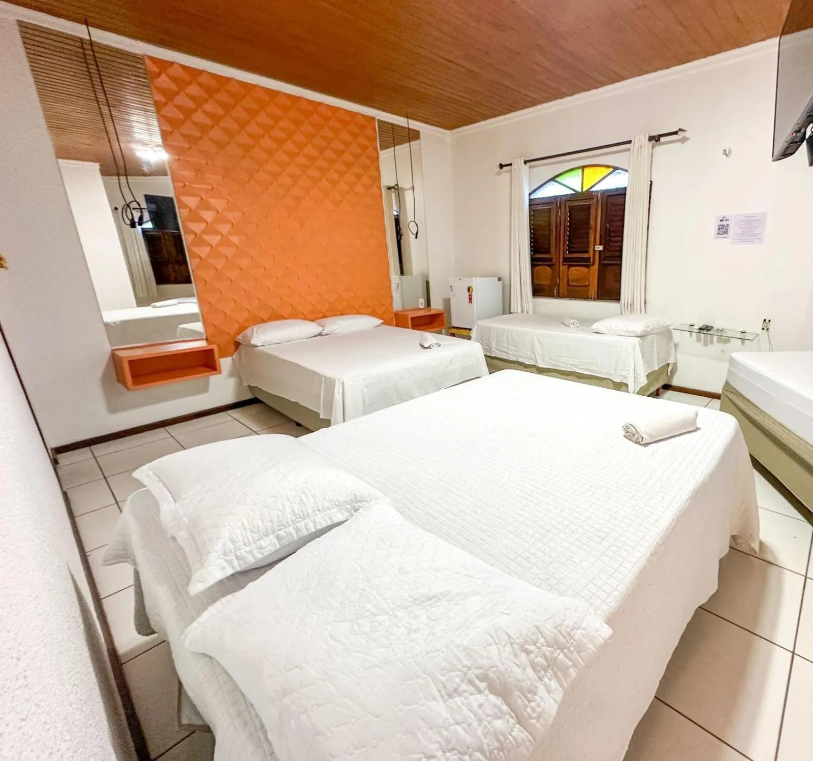 Bed in Pousada Casa Grande