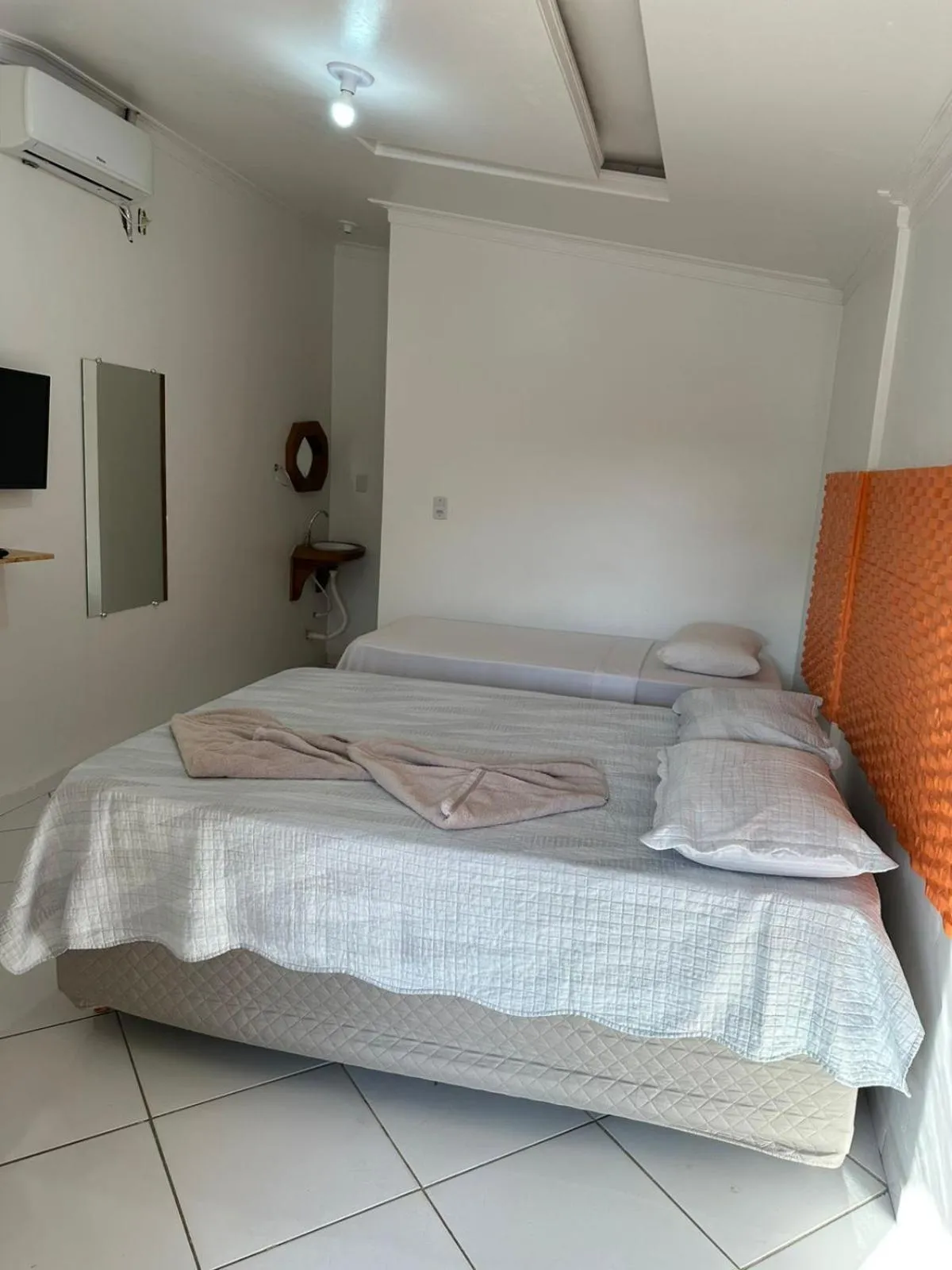 Bed in Pousada Casa Grande