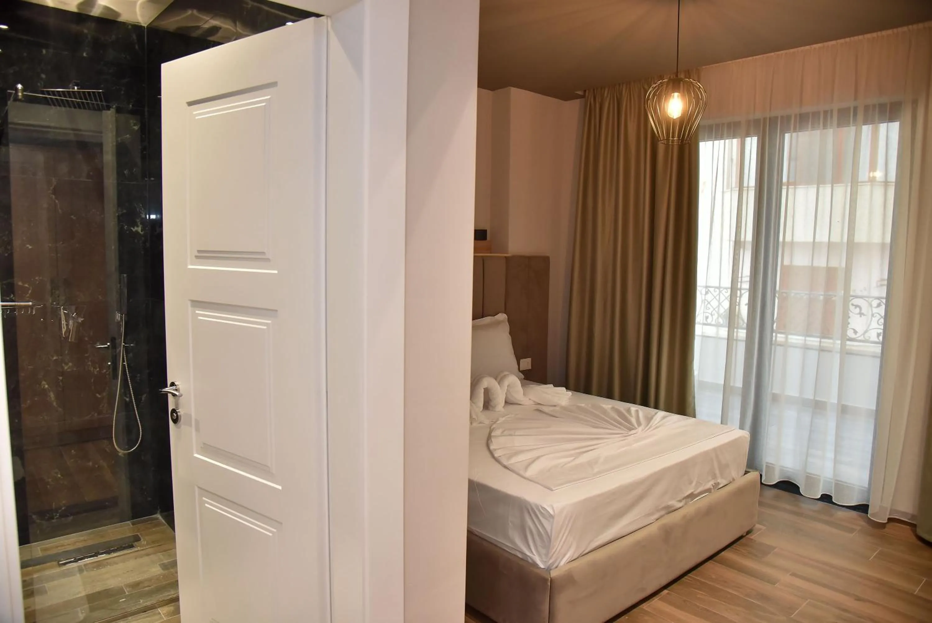 Photo of the whole room, Bed in Dolanit Hotels Lubjana