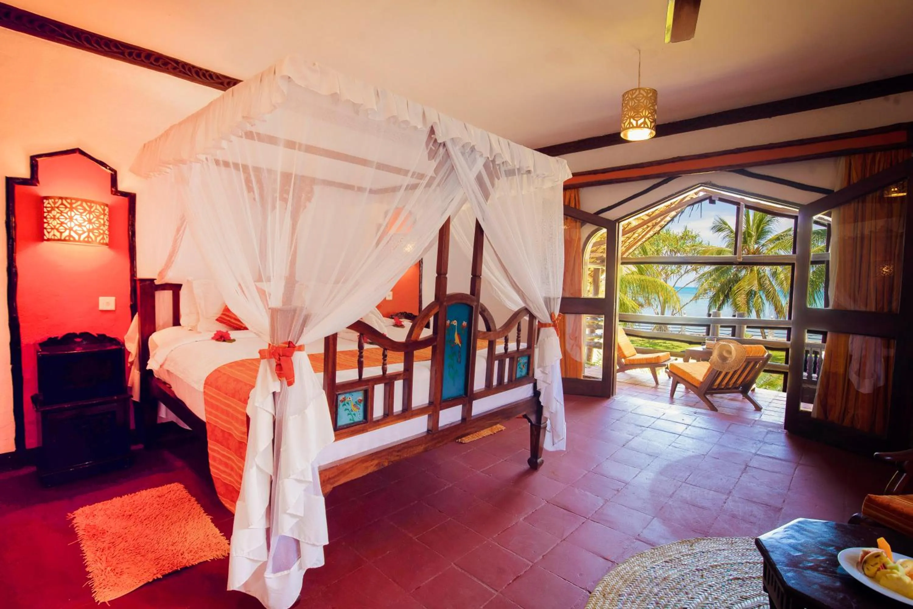 Bed in Zanzibar Beach Resort