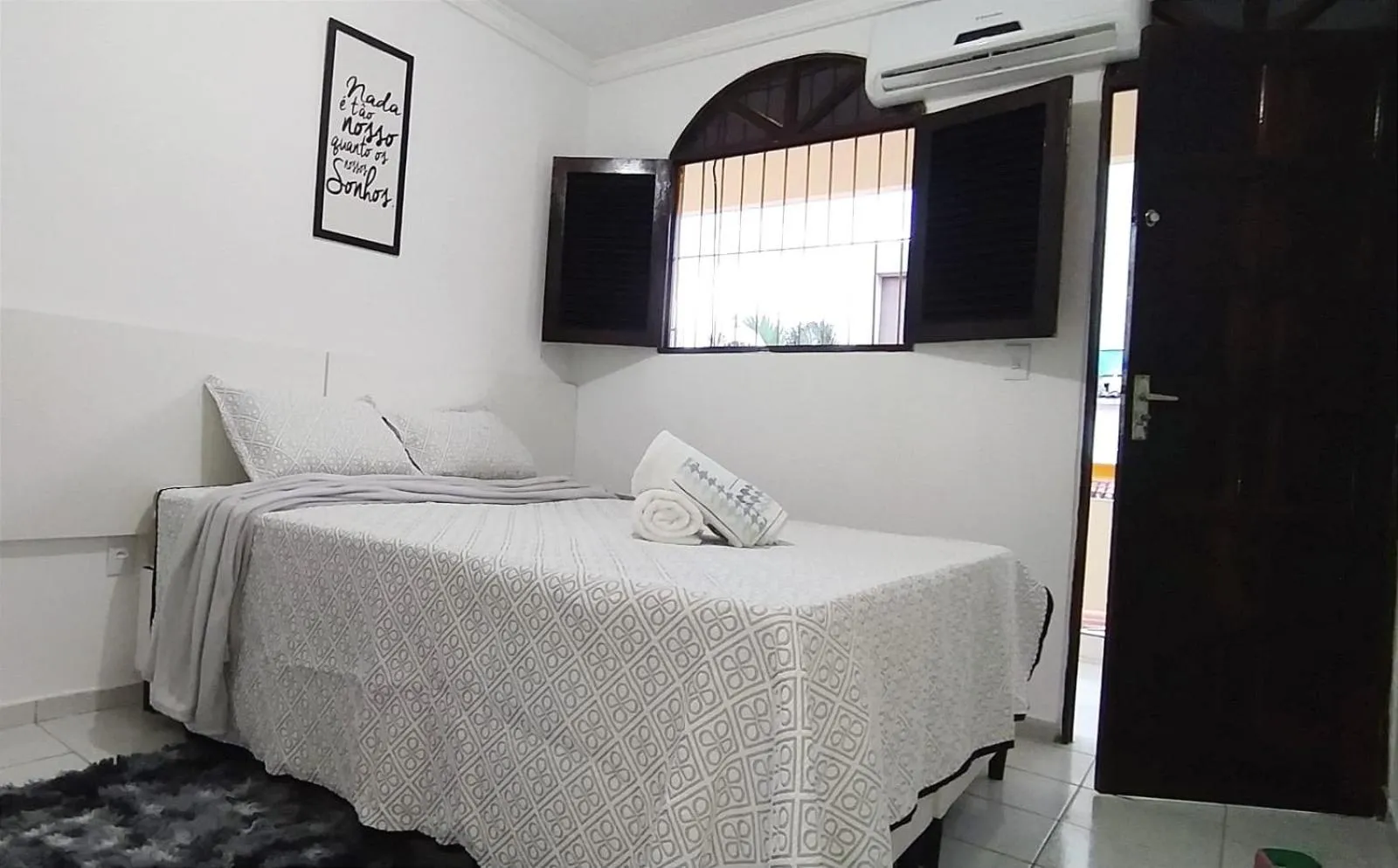 Bed in POUSADA VENTO NORTE CAMA & CAFÉ SUÍTES INDIVIDUAIs