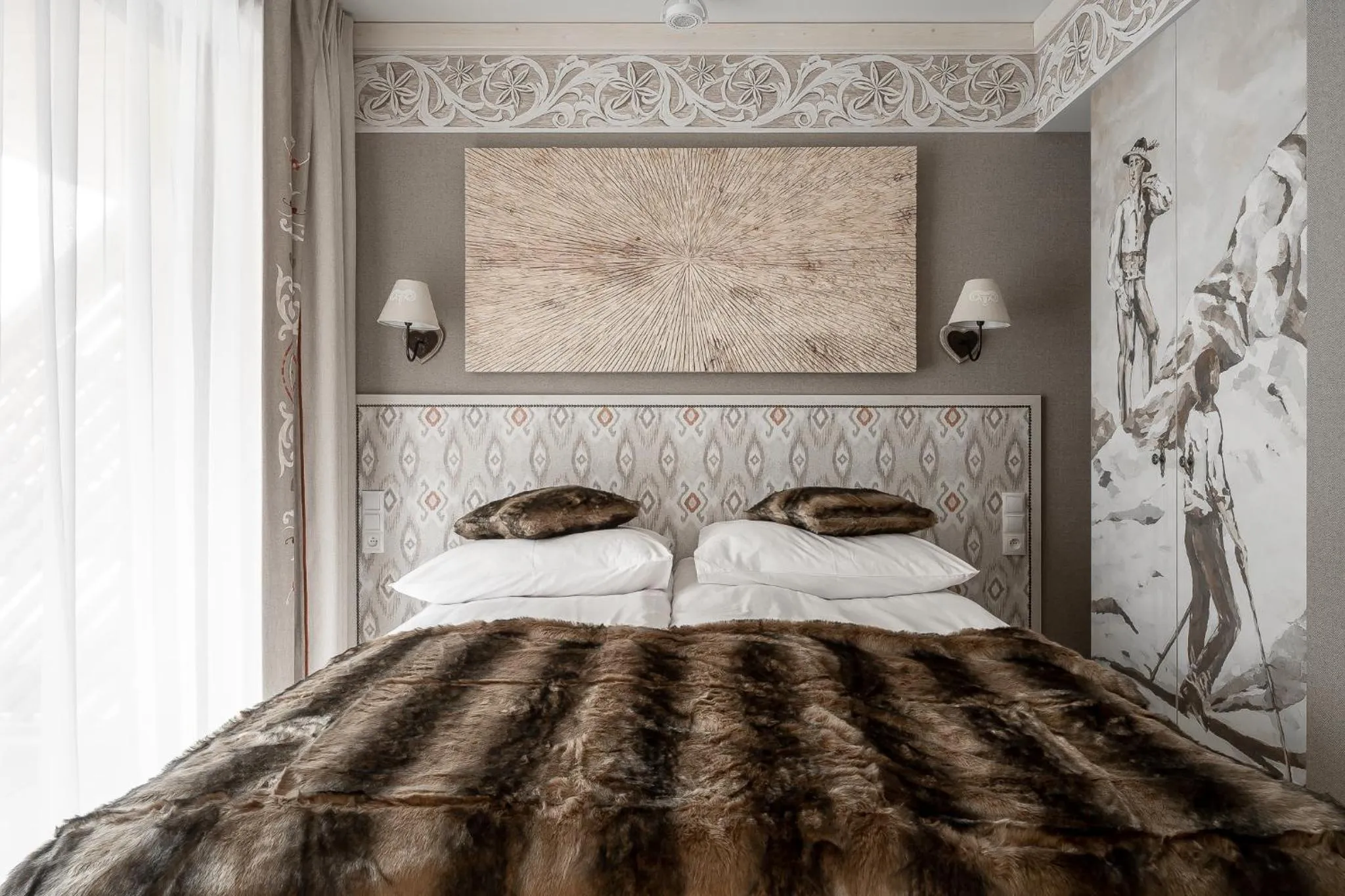 Bed in Apartamenty Aries Residence Bukowina