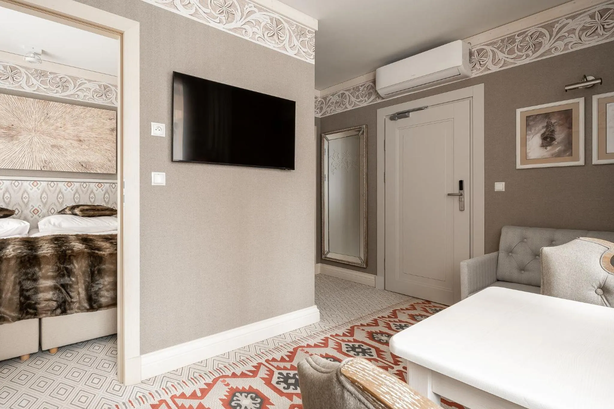 Bed in Apartamenty Aries Residence Bukowina