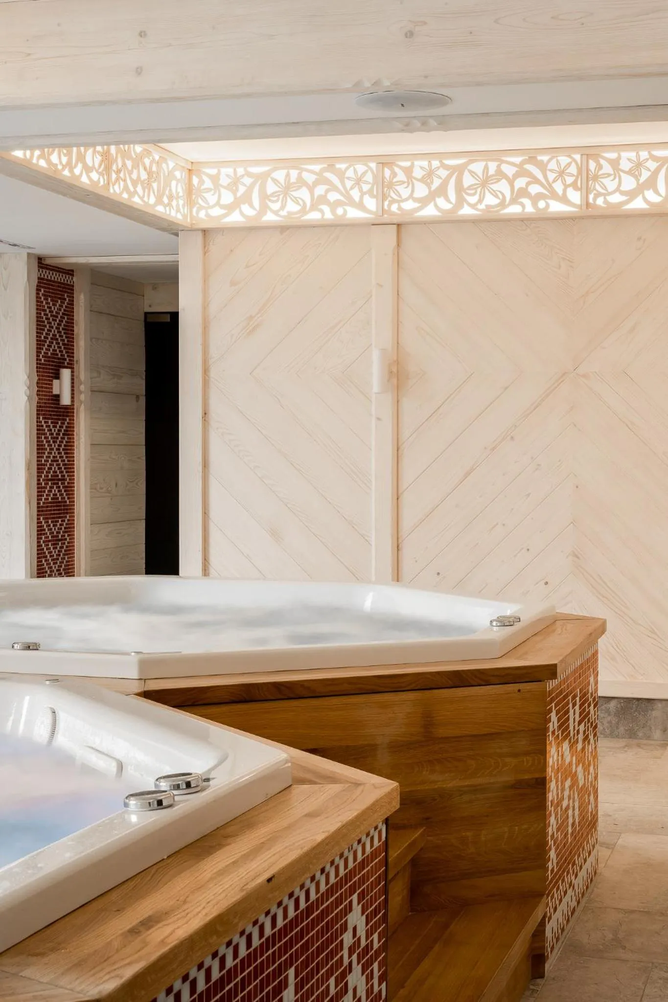 Hot Tub in Apartamenty Aries Residence Bukowina