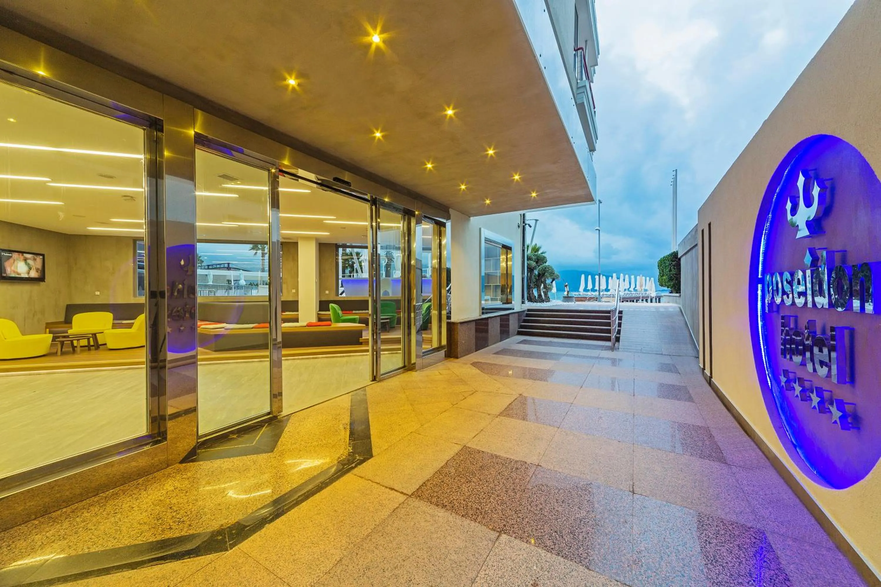 Facade/entrance in Poseidon Hotel - Adult Only