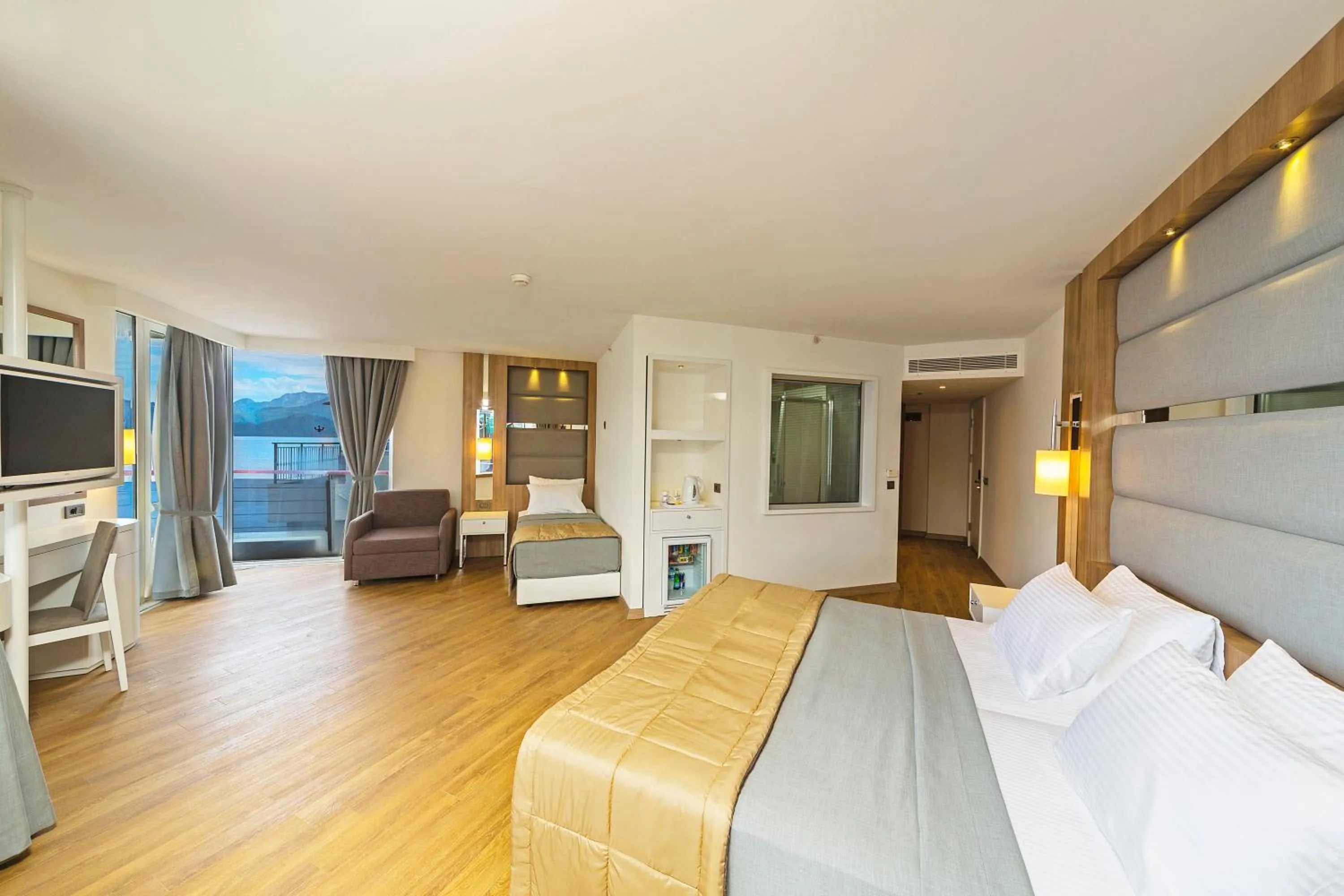 Bed in Poseidon Hotel - Adult Only